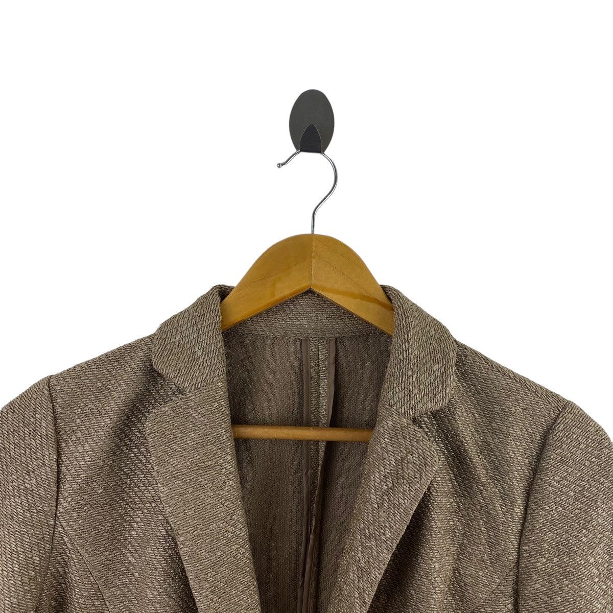 Vintage LEILIAN ORIGINAL Japanese Brand Brown Plain Blazer Jacket Size S / US 4 / IT 40 - 2 Thumbnail