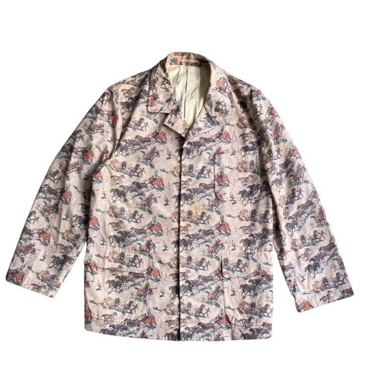 Comme des Garcons SS97 American Indian War Print Blazer Size US M / EU 48-50 / 2 - 1 Thumbnail