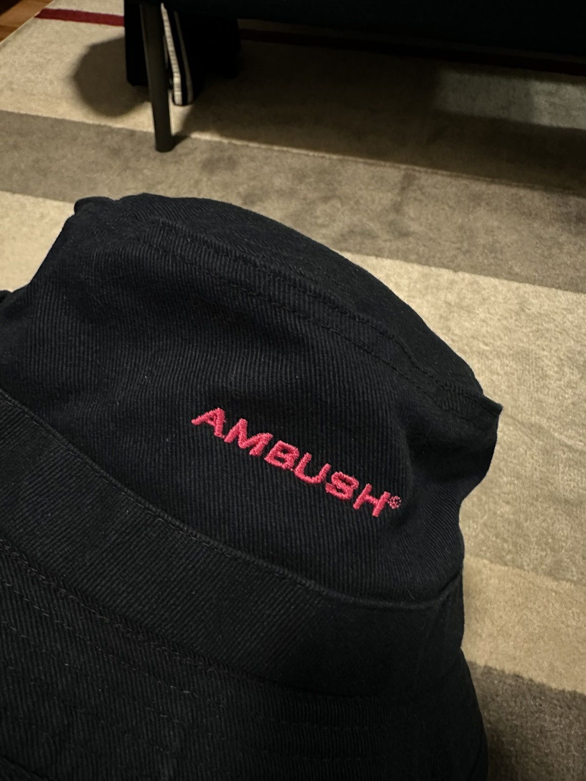 Ambush Design Ambush Navy Logo Bucket Hat Size ONE SIZE - 2 Thumbnail