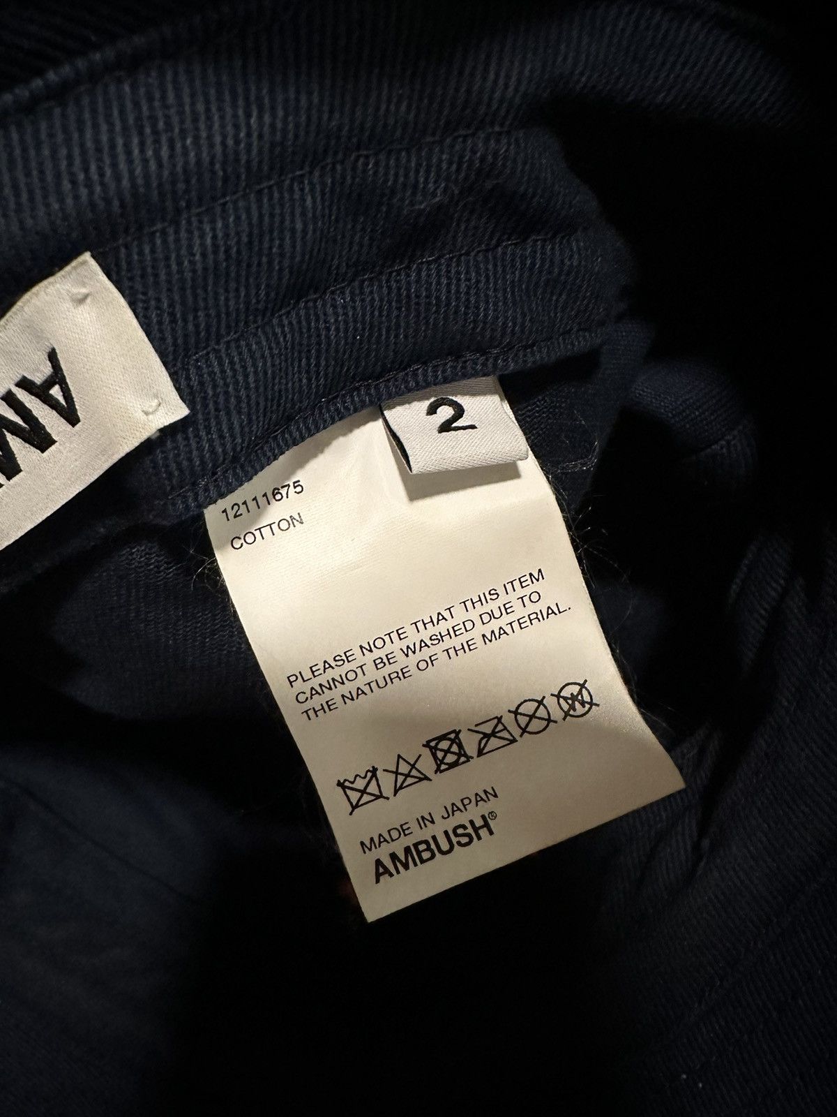 Ambush Design Ambush Navy Logo Bucket Hat Size ONE SIZE - 4 Thumbnail