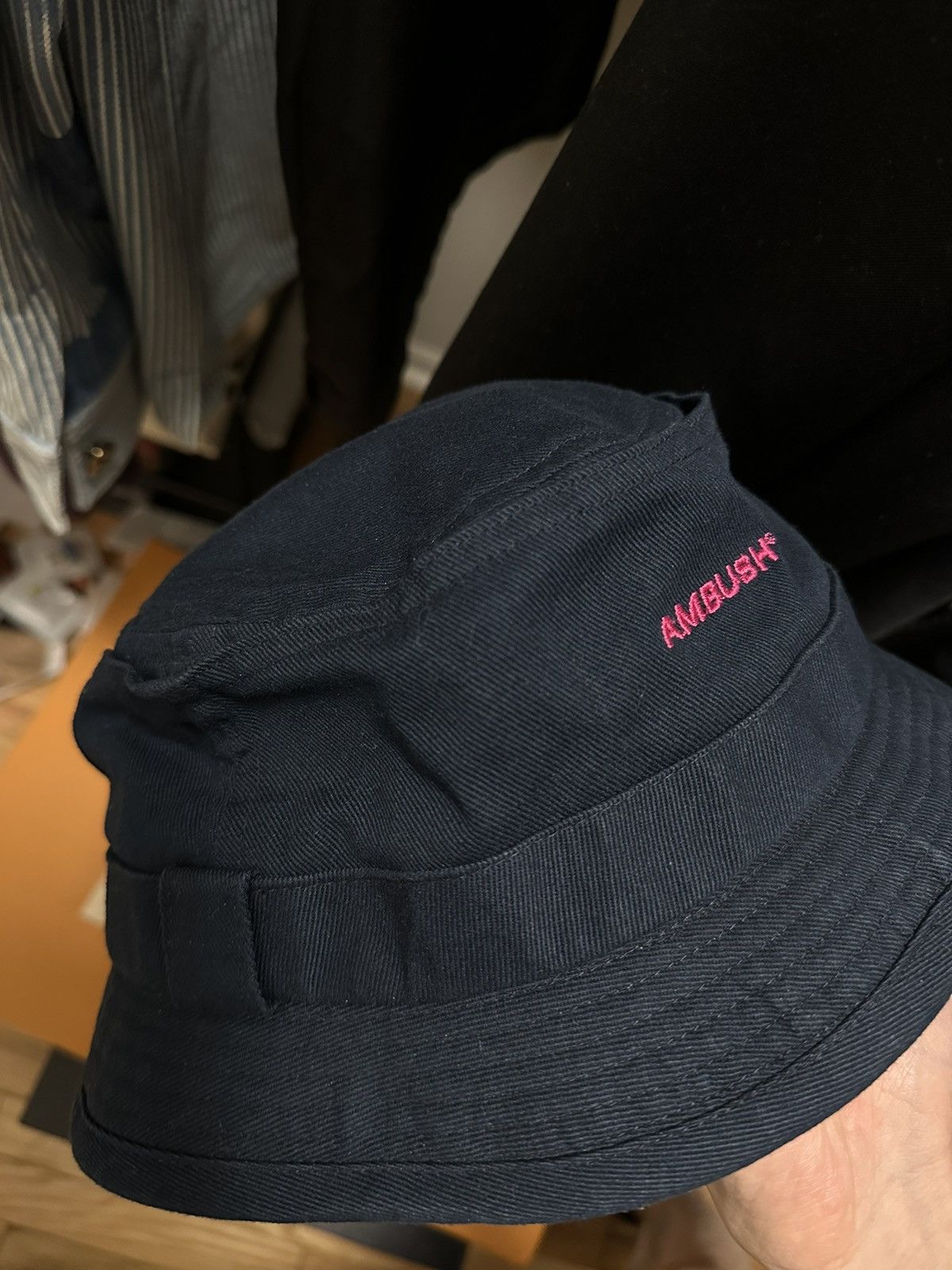 Ambush Design Ambush Navy Logo Bucket Hat Size ONE SIZE - 5 Thumbnail