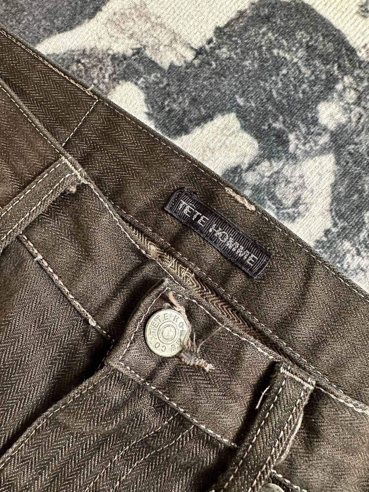 Kiminori Morishita × Tete Homme 00s Tete Homme denim Size US 31 - 5 Thumbnail