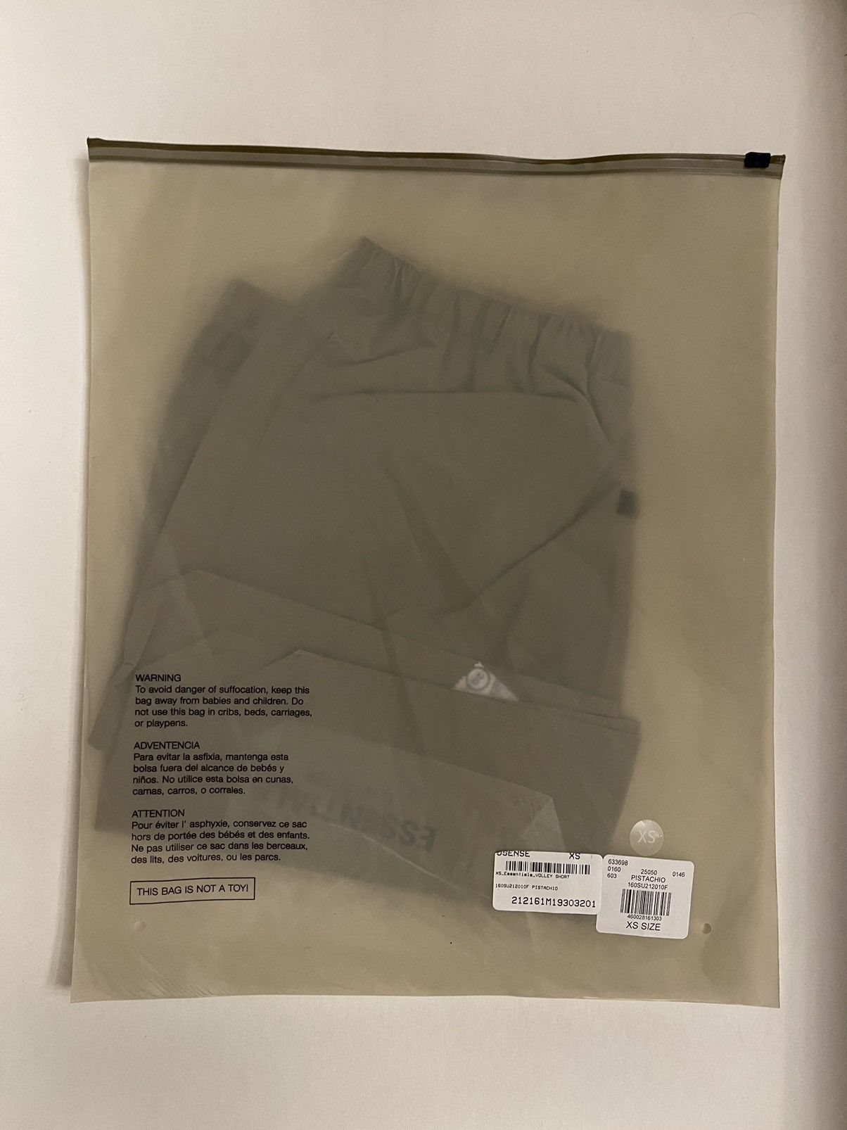 Fear of God FoG - Essentials Fear of God Pistachio Volley Shorts Size XS Size US 30 / EU 46 - 7 Thumbnail