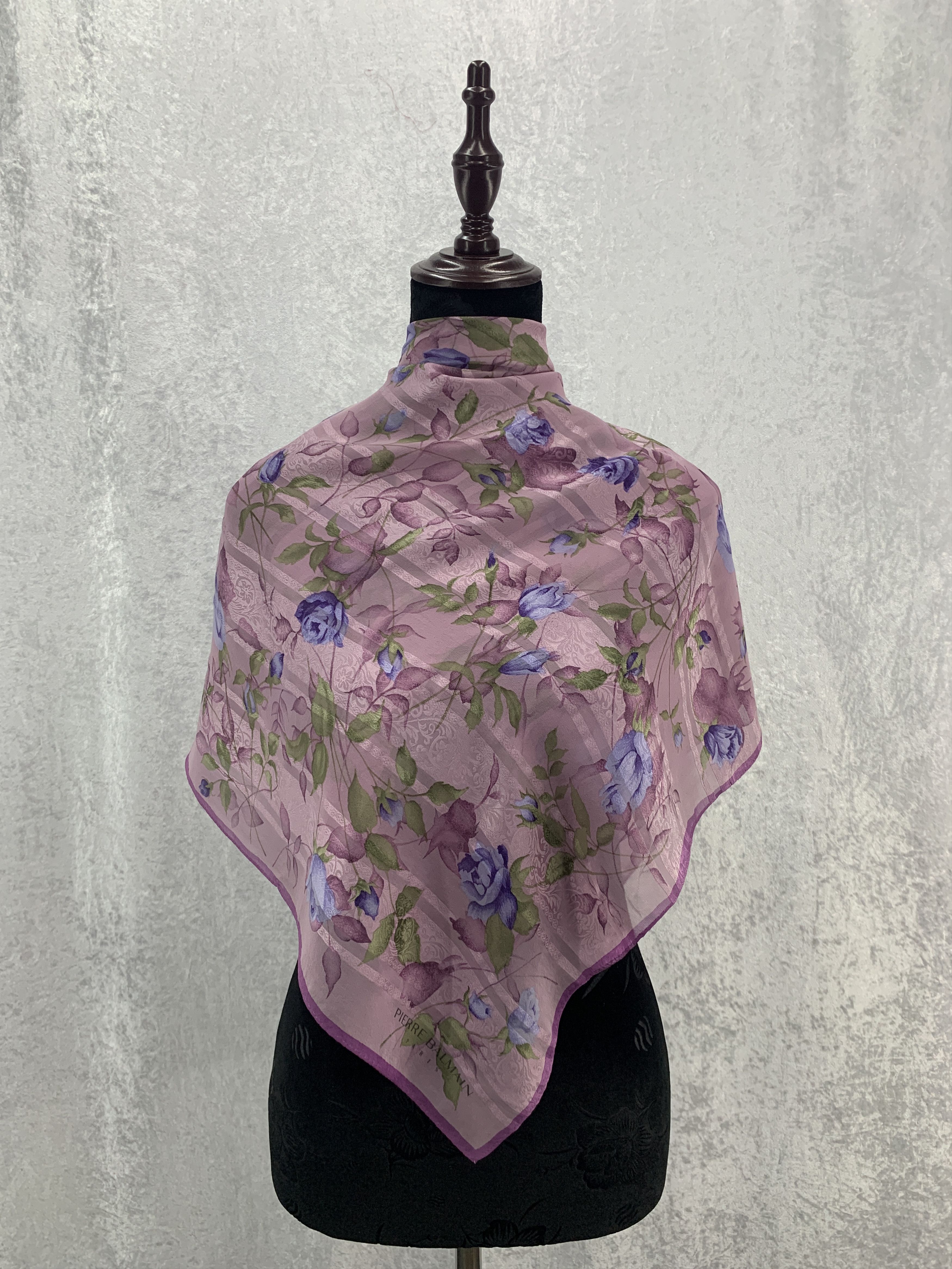 Vintage Pierre Balmain Silk Scarf Square Scarf SCA74