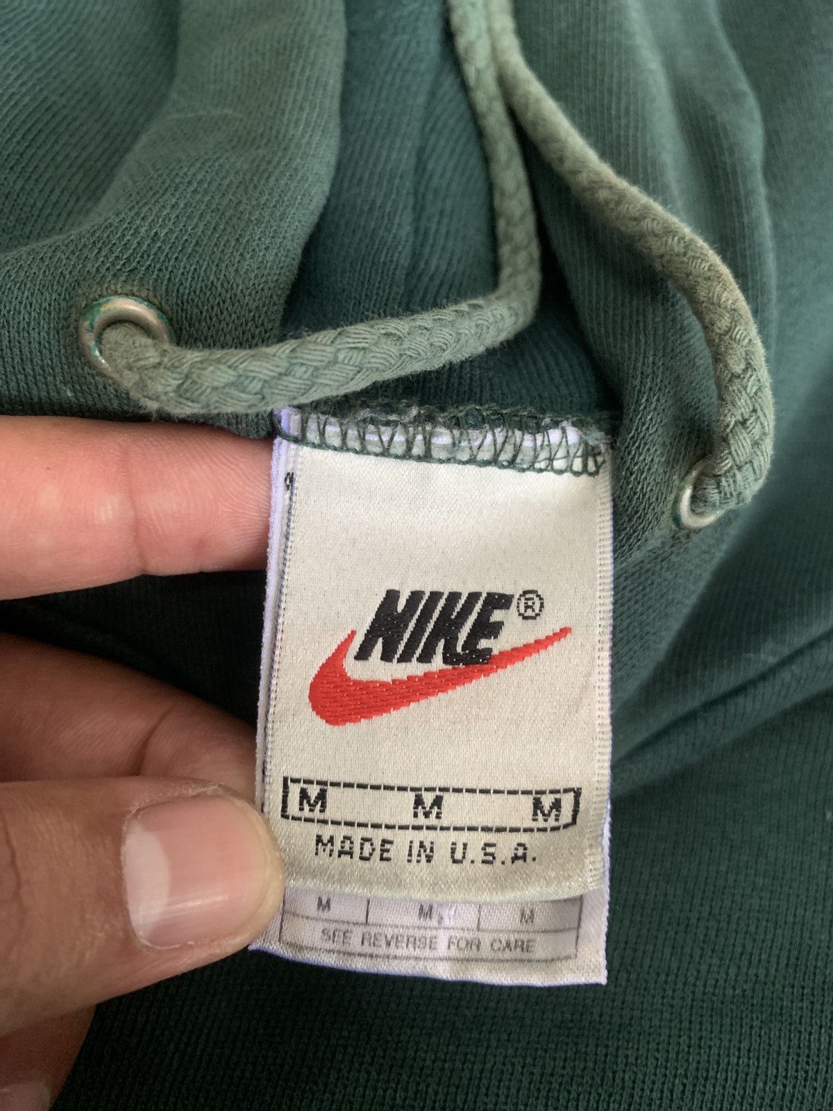 Nike × Vintage Vintage 90’s Nike Hoddies Size US M / EU 48-50 / 2 - 7 Thumbnail