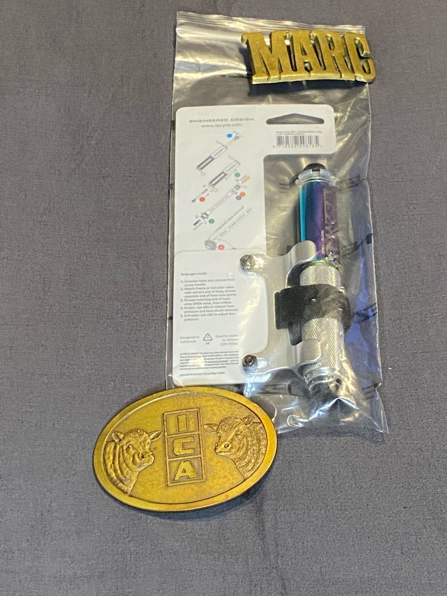 Supreme NWT Supreme Lezyne Pocket Drive Pro Bike Pump - Iridescent Size ONE SIZE - 3 Thumbnail