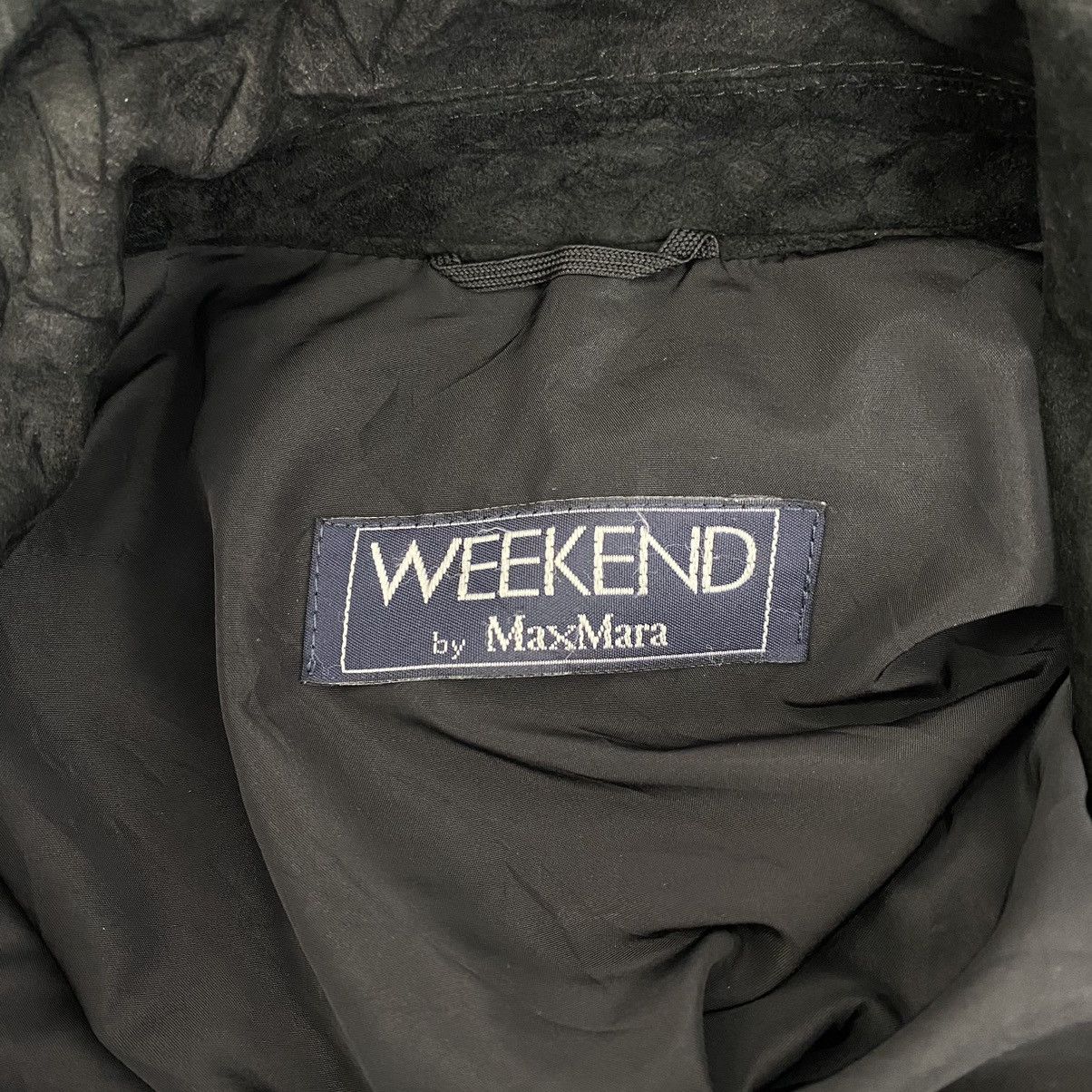 Weekend Max Mara WEEKEND By MAX MARA Italy Designer Quilted Black Coat Jacket Size L / US 10 / IT 46 - 3 Thumbnail