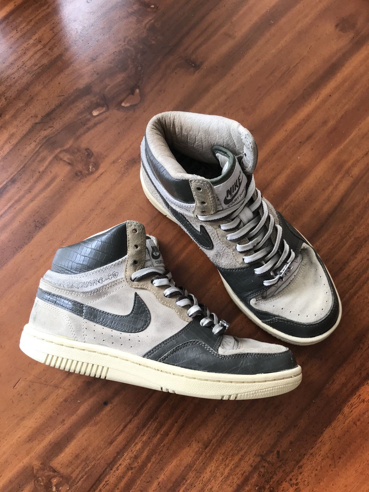 Nike Stussy Nike Court Force Hi x Stussy XXV Anniversary Grailed