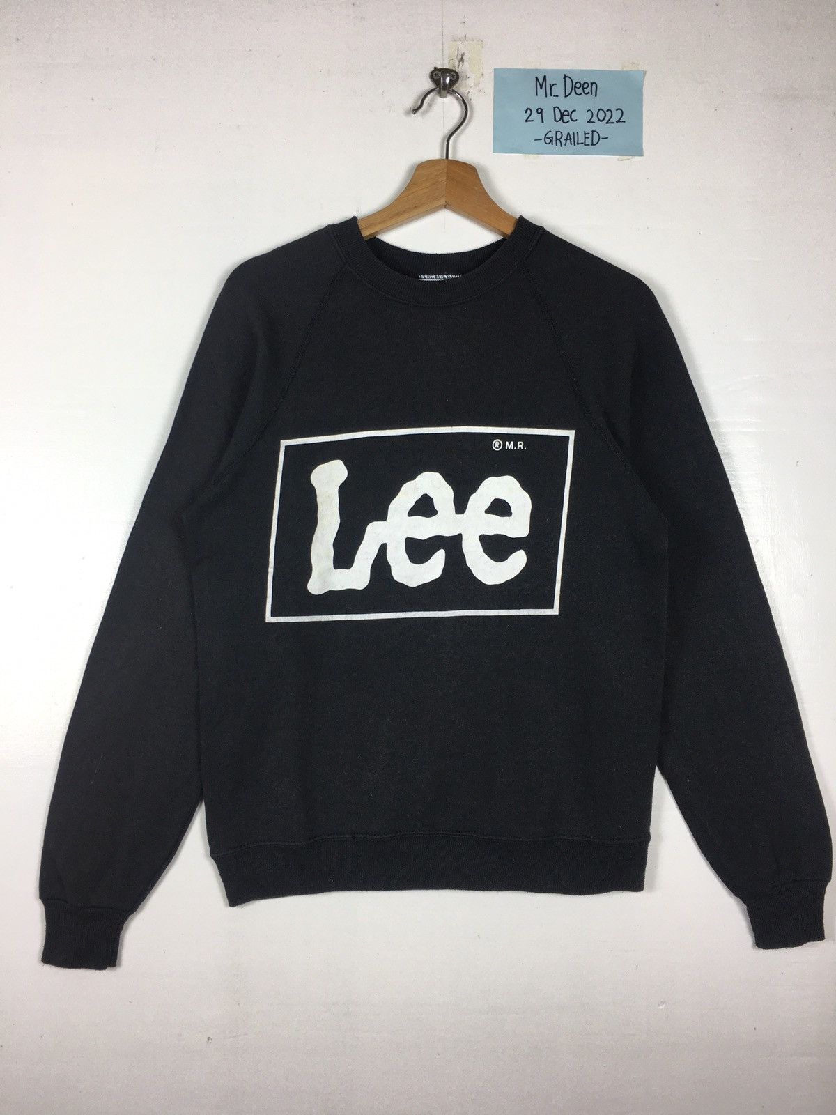 Lee Rare Vintage 90s Lee Spellout Sweater Size US M / EU 48-50 / 2 - 2 Thumbnail