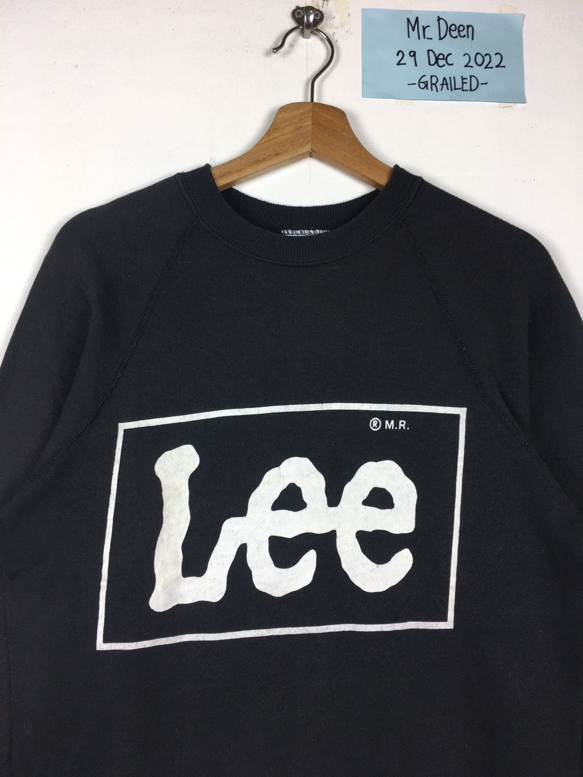 Lee Rare Vintage 90s Lee Spellout Sweater Size US M / EU 48-50 / 2 - 1 Thumbnail