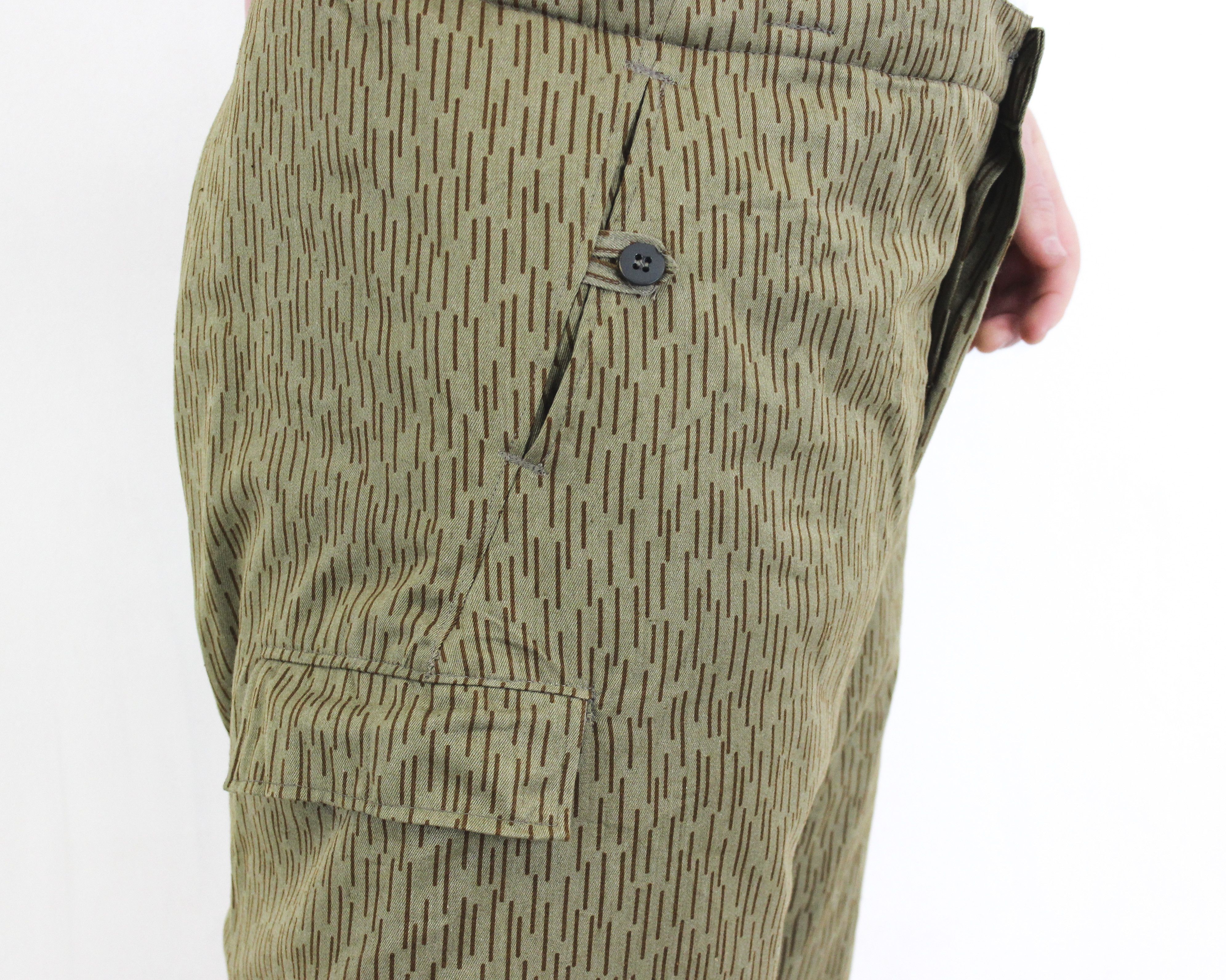 Vintage 70s Winter L Camo Strichtarn Pants Sturm Handels Trousers XL Size US 38 / EU 54 - 5 Thumbnail