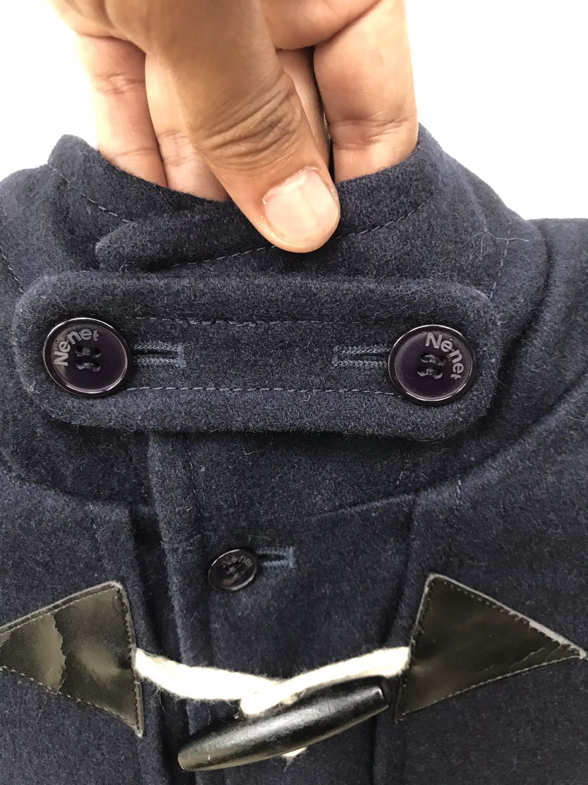 Issey Miyake × Japanese Brand × Ne-Net Designer Ne-Net Issey Miyake Wool Hooded Jacket Size US S / EU 44-46 / 1 - 4 Thumbnail