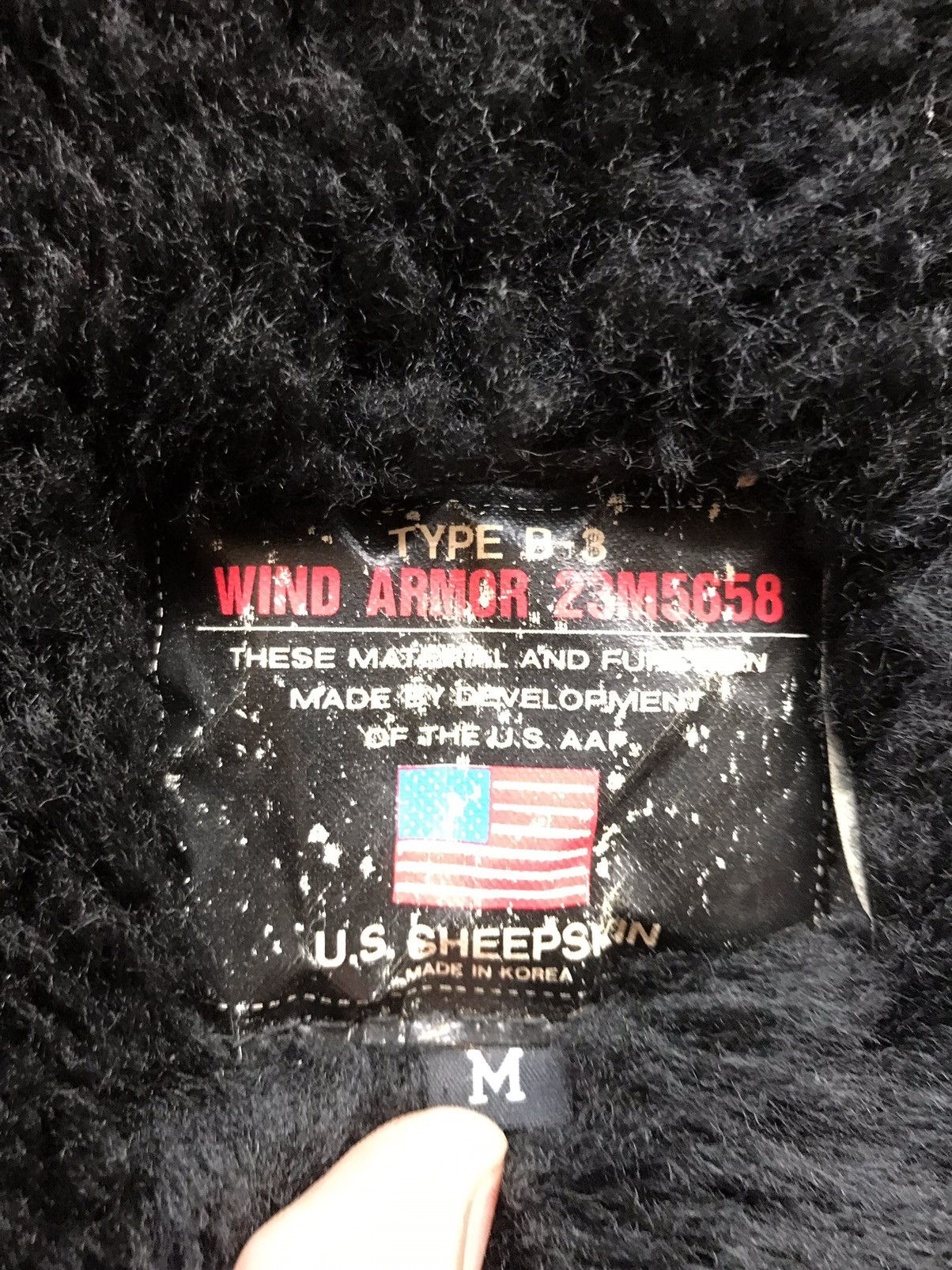 Vintage 🔥RARE🔥 B-3 Vintage Wind Armor Leather Jacket 23M5658 Size US L / EU 52-54 / 3 - 2 Thumbnail