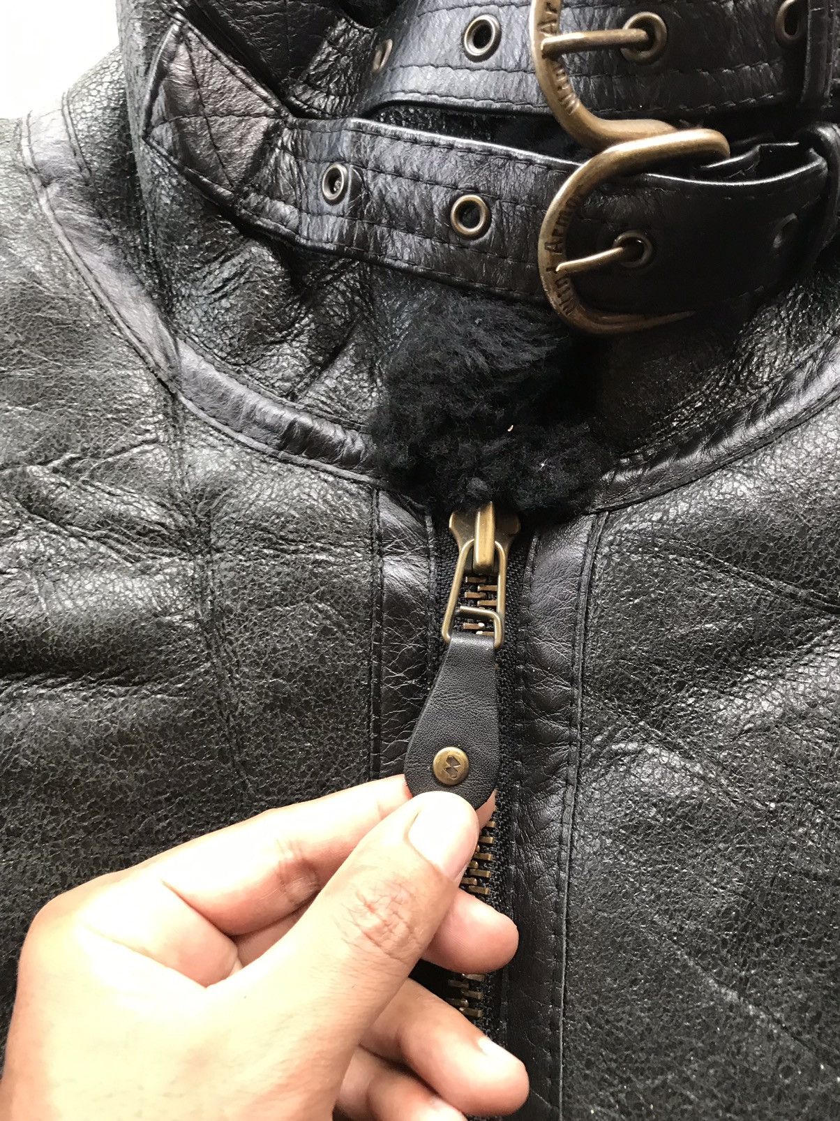 Vintage 🔥RARE🔥 B-3 Vintage Wind Armor Leather Jacket 23M5658 Size US L / EU 52-54 / 3 - 4 Thumbnail