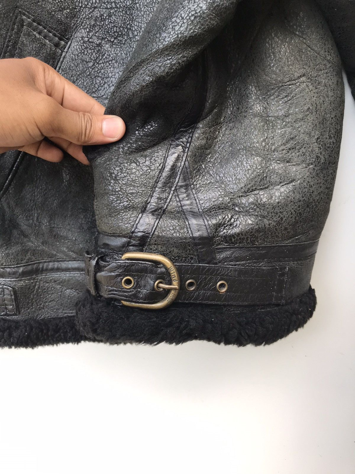 Vintage 🔥RARE🔥 B-3 Vintage Wind Armor Leather Jacket 23M5658 Size US L / EU 52-54 / 3 - 8 Thumbnail