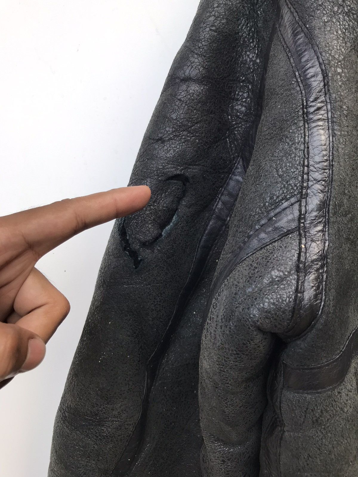 Vintage 🔥RARE🔥 B-3 Vintage Wind Armor Leather Jacket 23M5658 Size US L / EU 52-54 / 3 - 7 Thumbnail