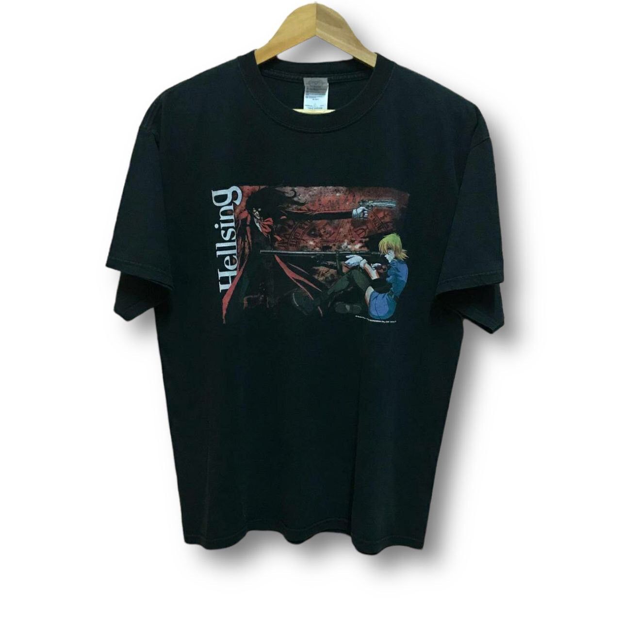 Vintage Hellsing Vampire Dark Fantasy Anime Manga T Shirt