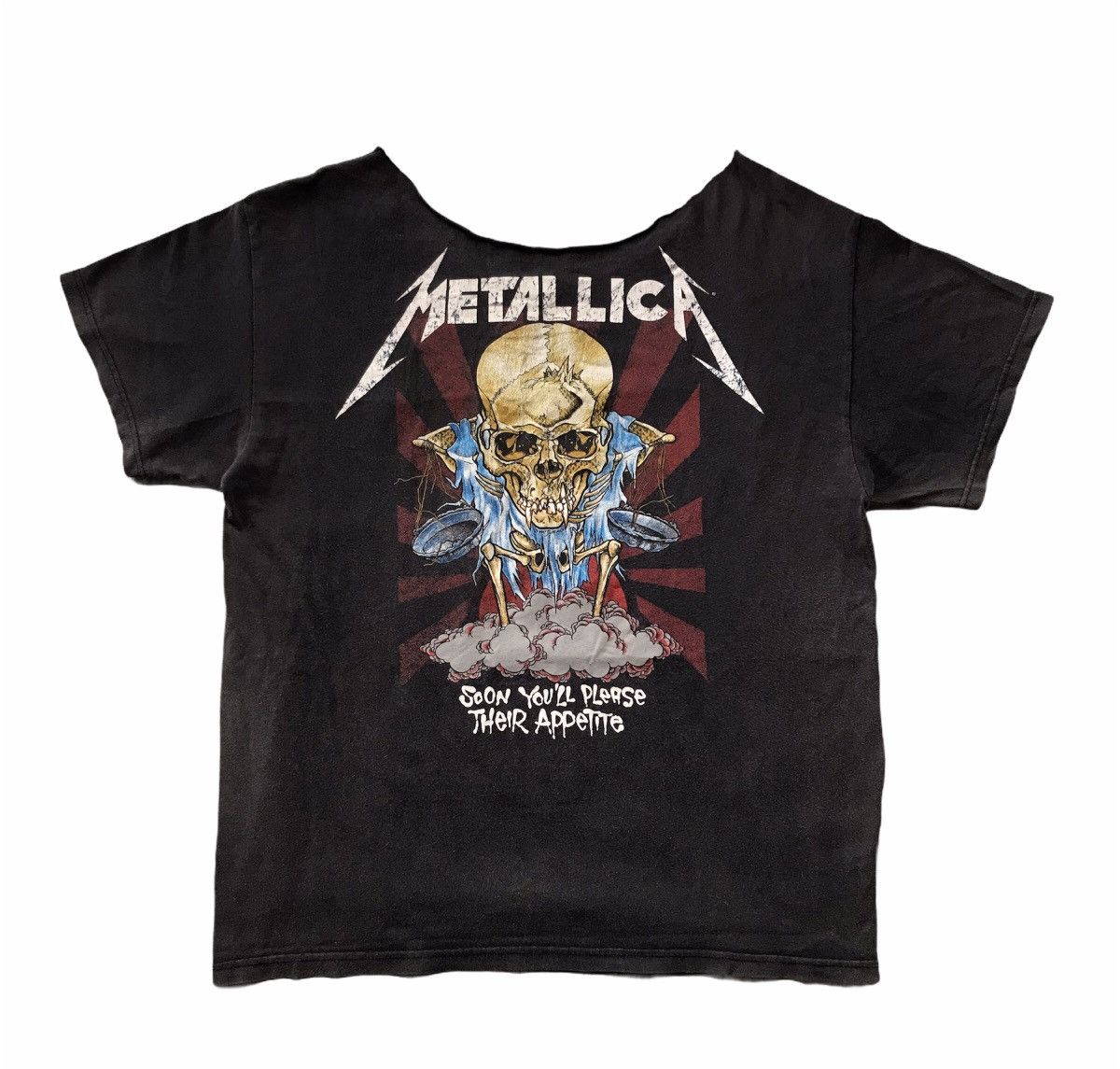 Band Tees 80s Vintage Metallica Their Money Tips Band Tee Tshirt Size US L / EU 52-54 / 3 - 8 Thumbnail