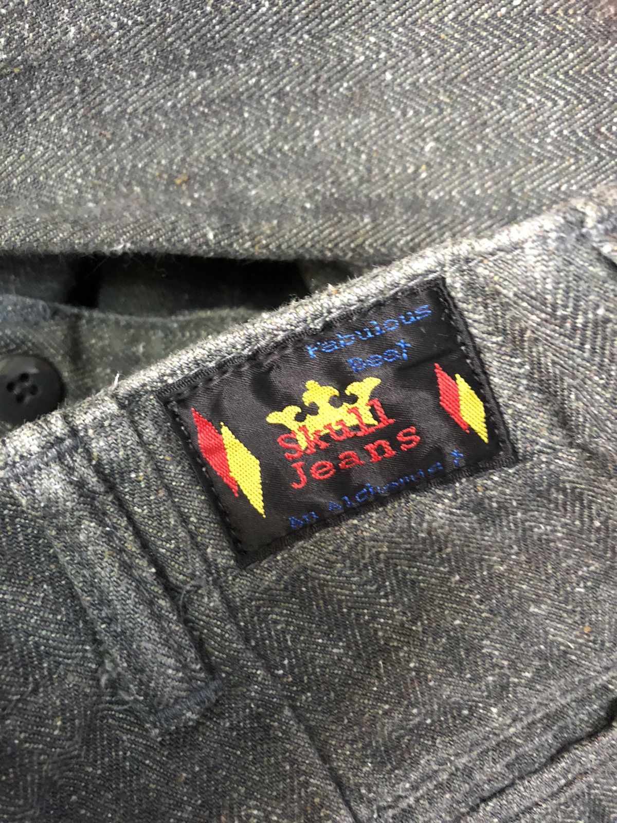 Other skull jeans fab four herringbone #B3 Size US 30 / EU 46 - 8 Thumbnail