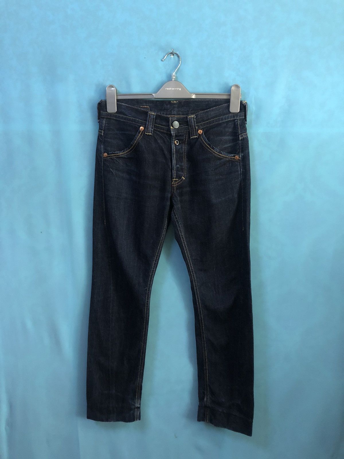 Spellbound 1990s domingo indigo leather patches #B1 Size US 30 / EU 46 - 1 Thumbnail