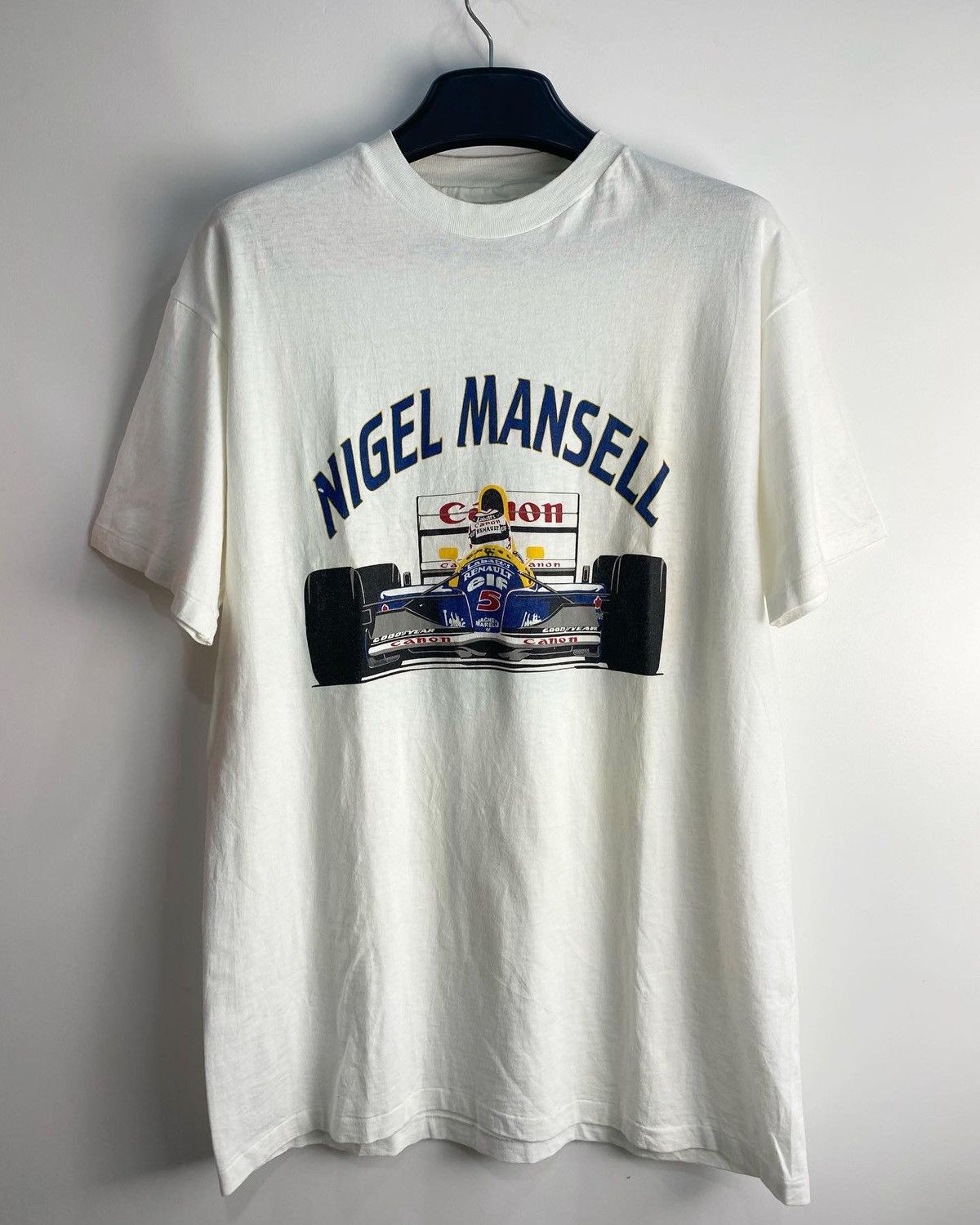1992 Nigel Mansell Williams Renault Camel Tshirt