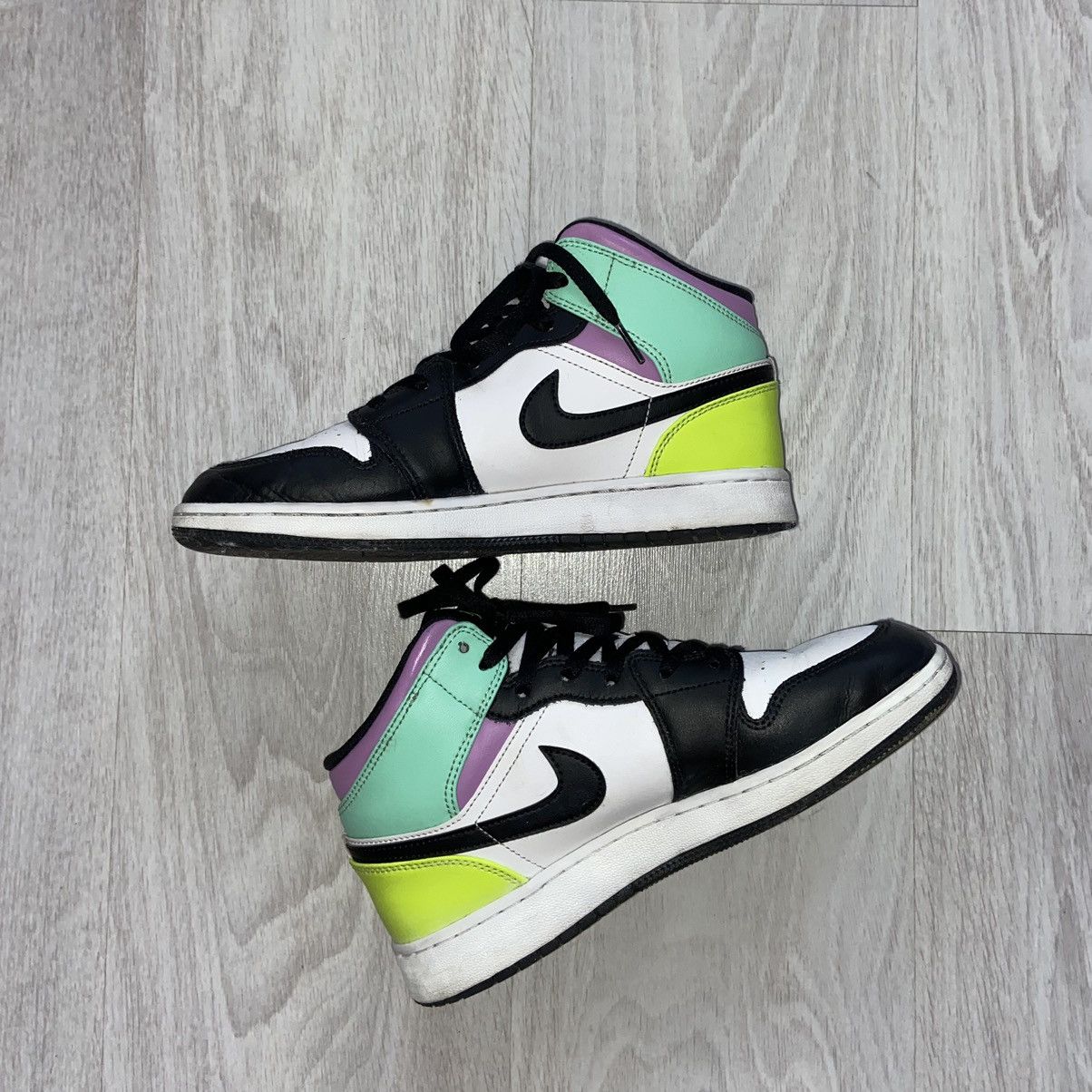 Nike Air Jordan mid Pastel Multi color