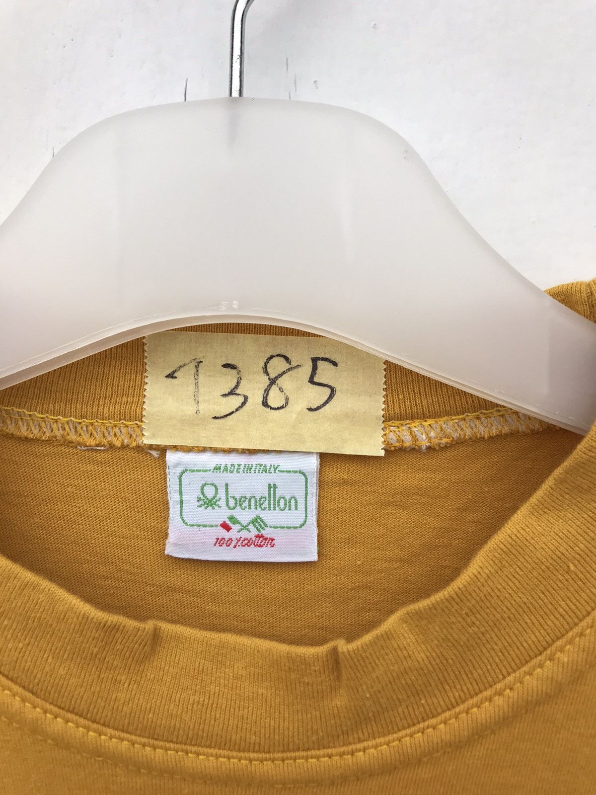 Benetton Vintage Benetton Spellout Tees Size US L / EU 52-54 / 3 - 4 Thumbnail