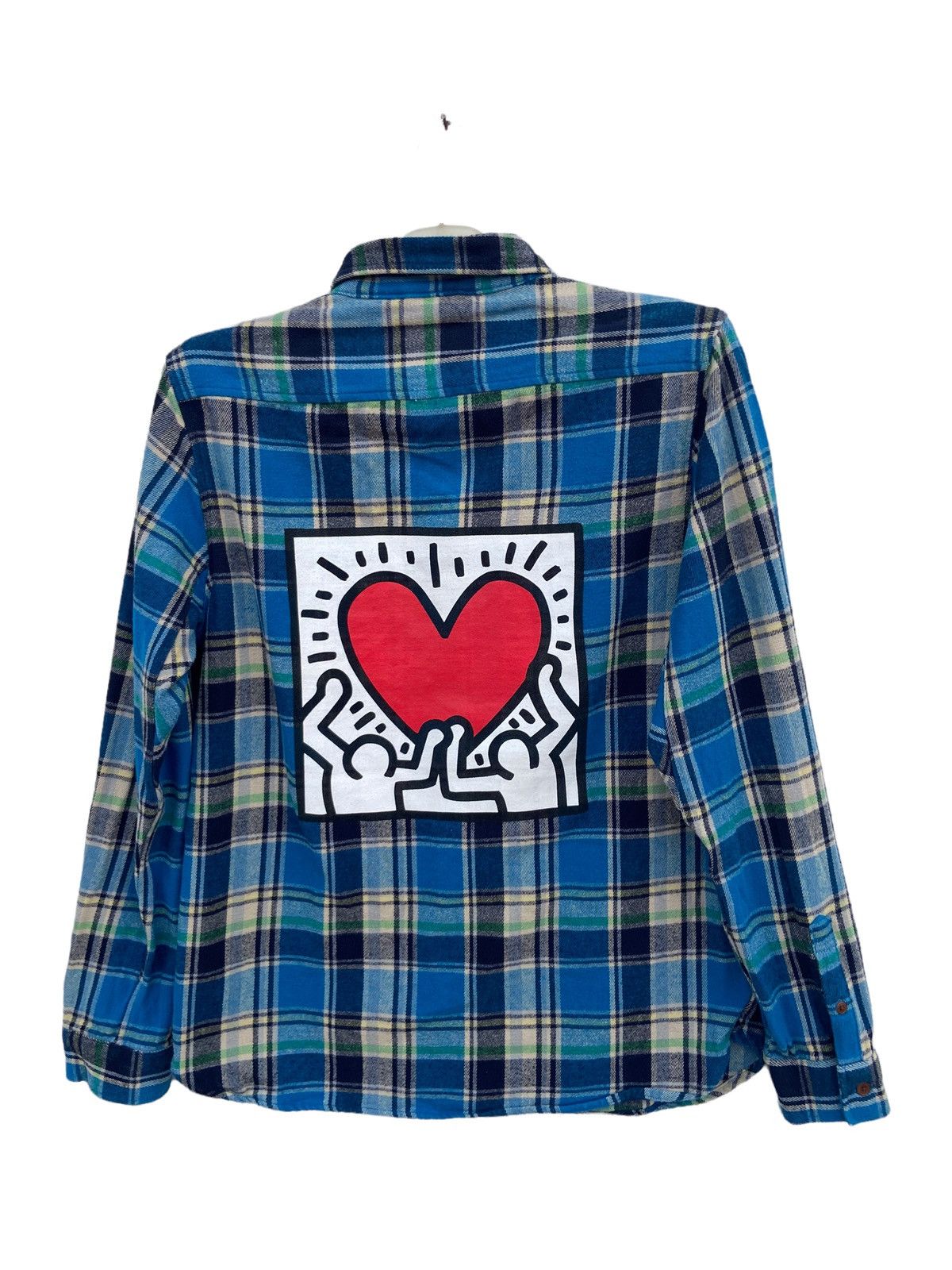 Japanese Brand Keith Haring X Browny Flannel Shirt Size US M / EU 48-50 / 2 - 1 Thumbnail