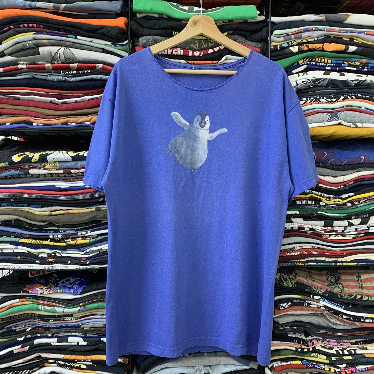 Vintage VINTAGE HAPPY FEET DISTRESS TEE Size US L / EU 52-54 / 3 - 1 Thumbnail