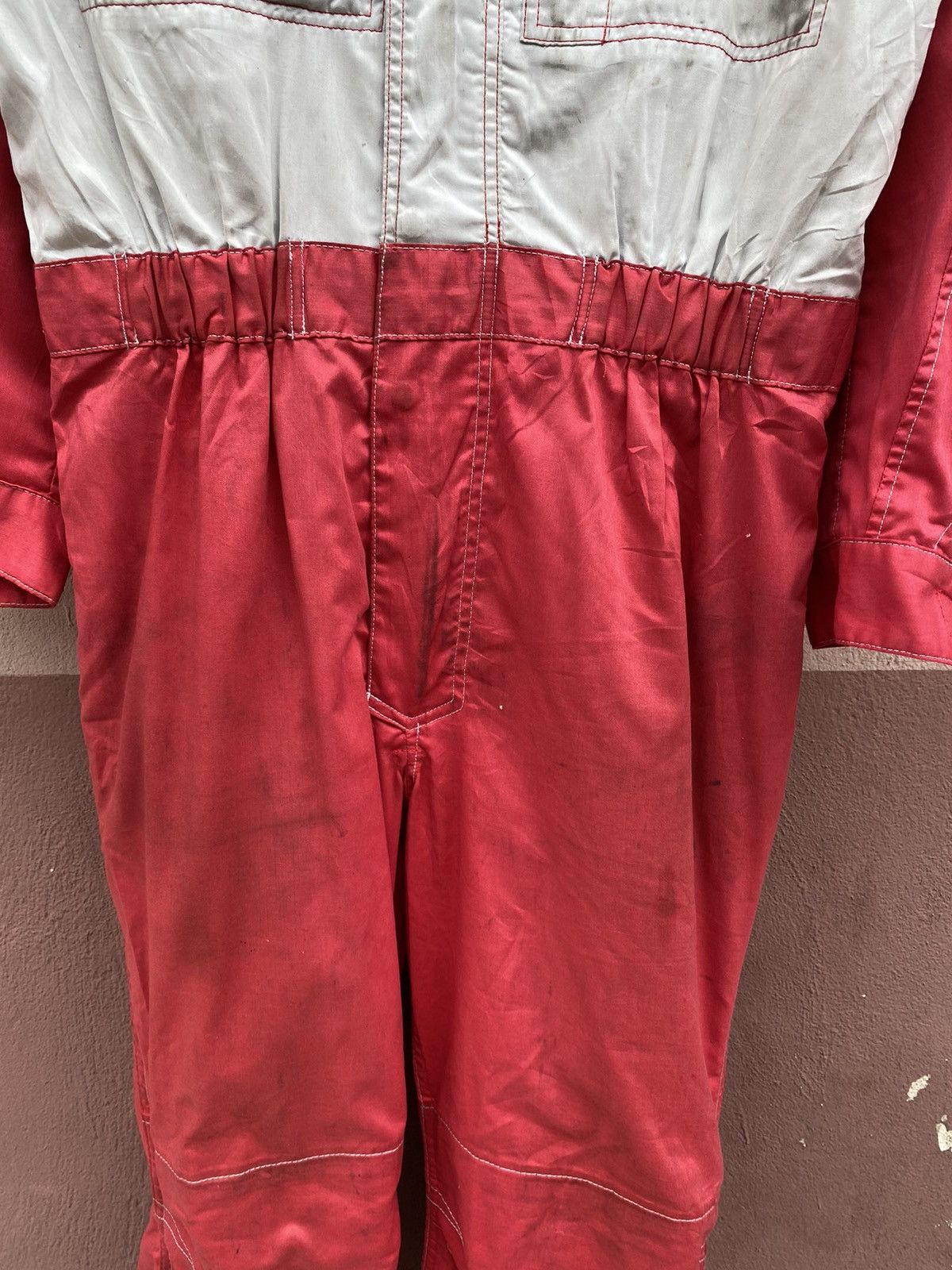 Vintage Vintage Nissan Japan Distressed Overall Jumpsuit Size US 32 / EU 48 - 7 Thumbnail