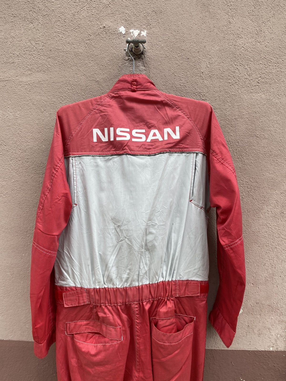 Vintage Vintage Nissan Japan Distressed Overall Jumpsuit Size US 32 / EU 48 - 1 Thumbnail
