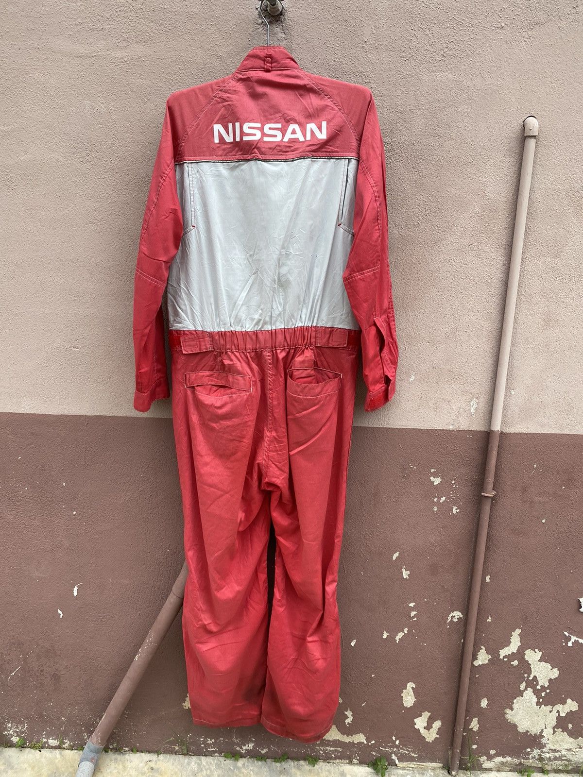 Vintage Vintage Nissan Japan Distressed Overall Jumpsuit Size US 32 / EU 48 - 3 Thumbnail