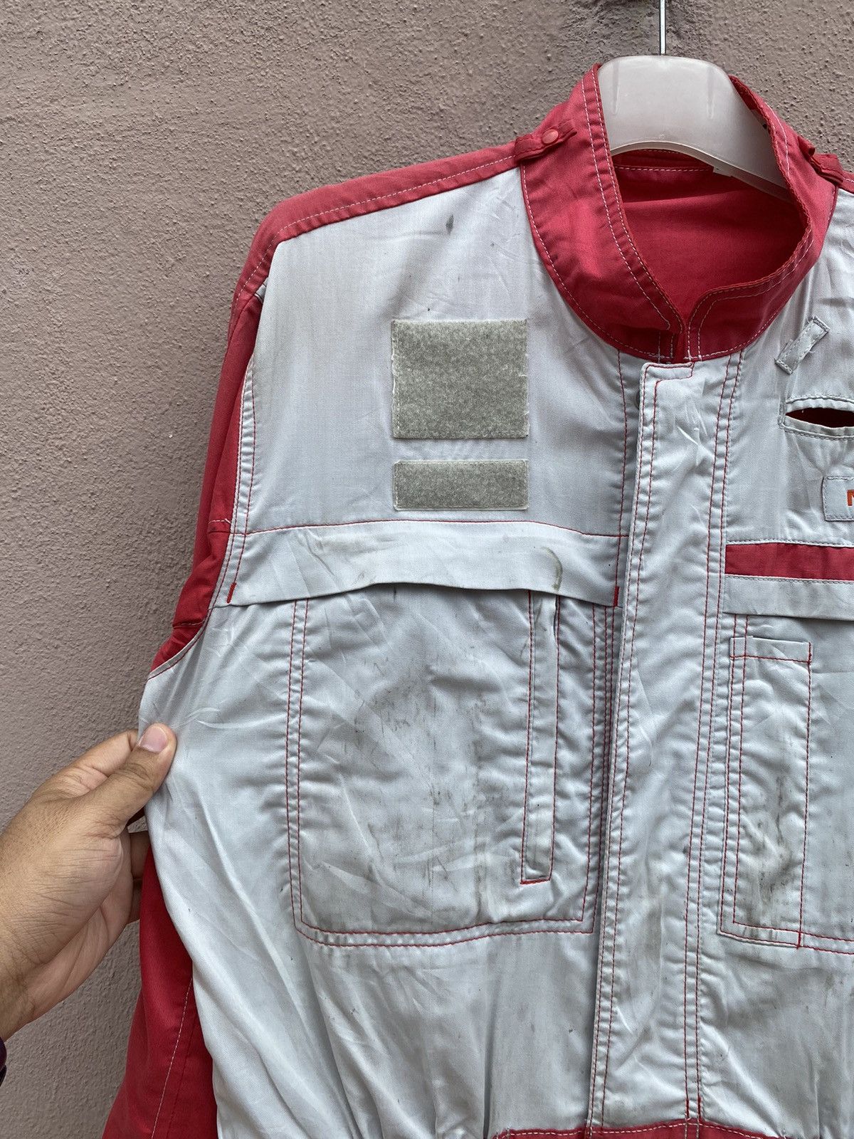 Vintage Vintage Nissan Japan Distressed Overall Jumpsuit Size US 32 / EU 48 - 8 Thumbnail