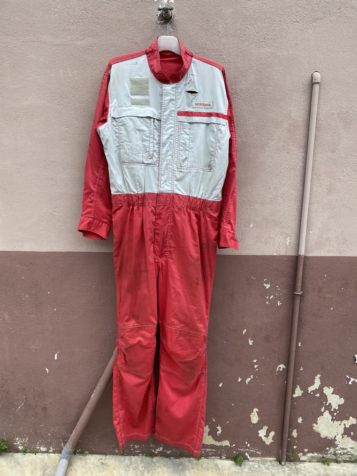Vintage Vintage Nissan Japan Distressed Overall Jumpsuit Size US 32 / EU 48 - 4 Thumbnail
