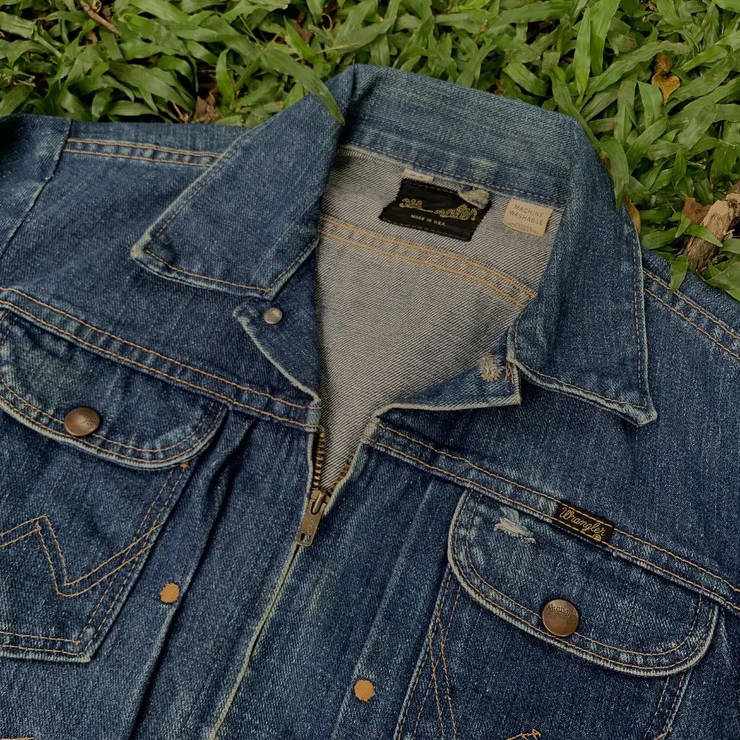 Vintage Denim Jacket Wrangler 124 Mjz Vintage 60/70s | Grailed