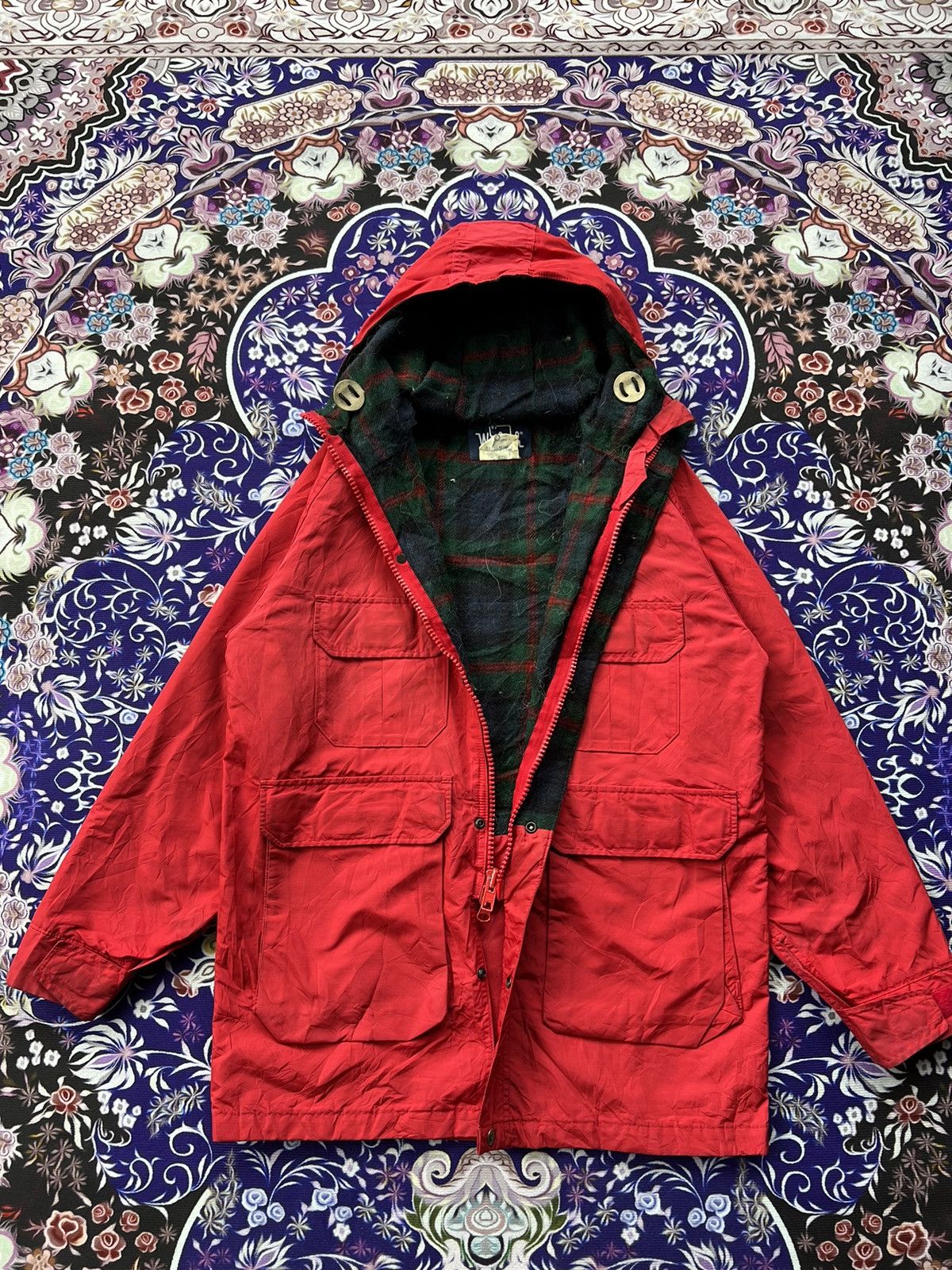 Woolrich Woolen Mills Vintage Woolrich Four Pockets Hooded Parkas Size US L / EU 52-54 / 3 - 2 Thumbnail