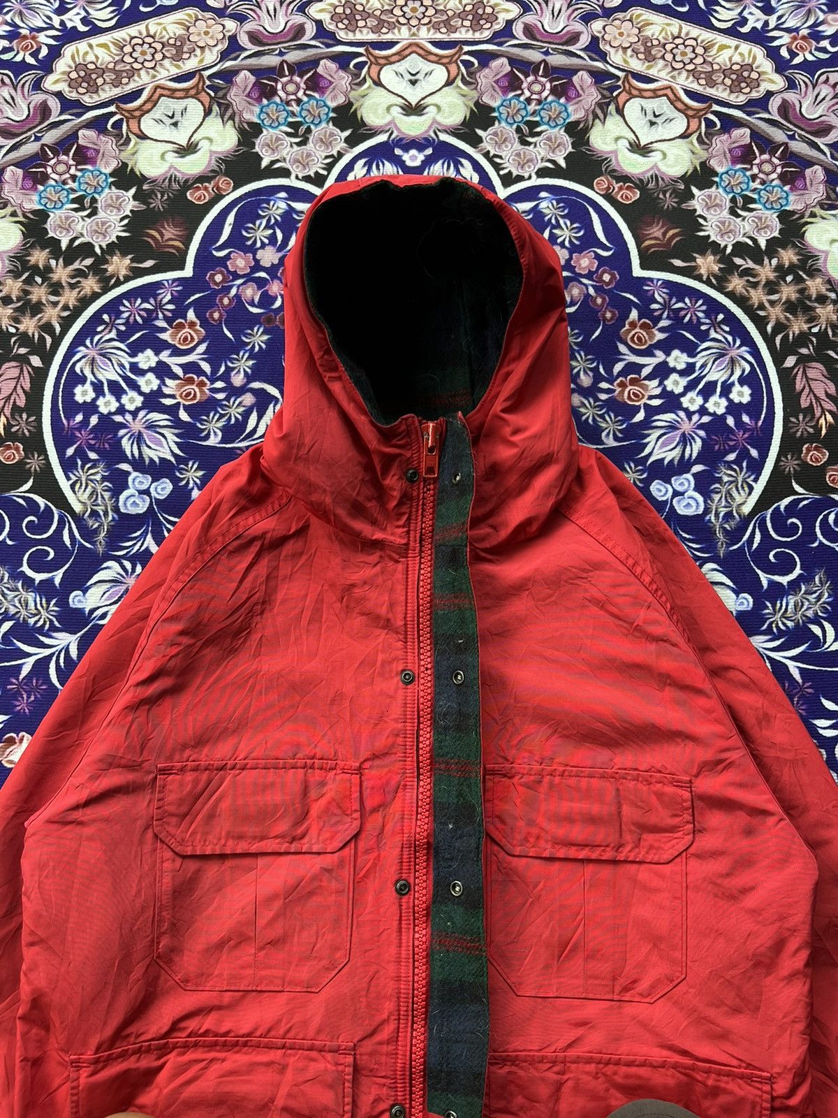 Woolrich Woolen Mills Vintage Woolrich Four Pockets Hooded Parkas Size US L / EU 52-54 / 3 - 4 Thumbnail