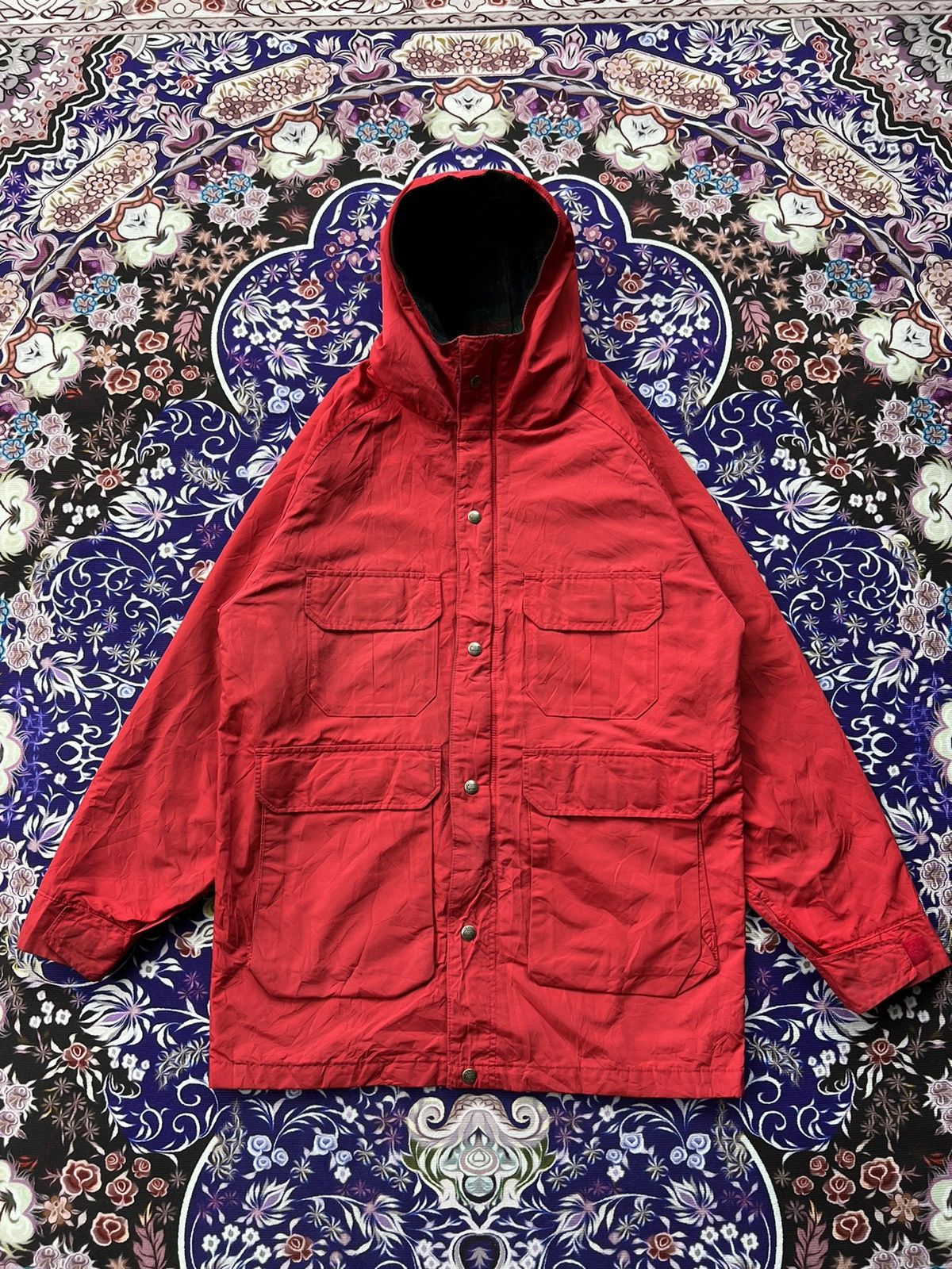 Woolrich Woolen Mills Vintage Woolrich Four Pockets Hooded Parkas Size US L / EU 52-54 / 3 - 1 Thumbnail