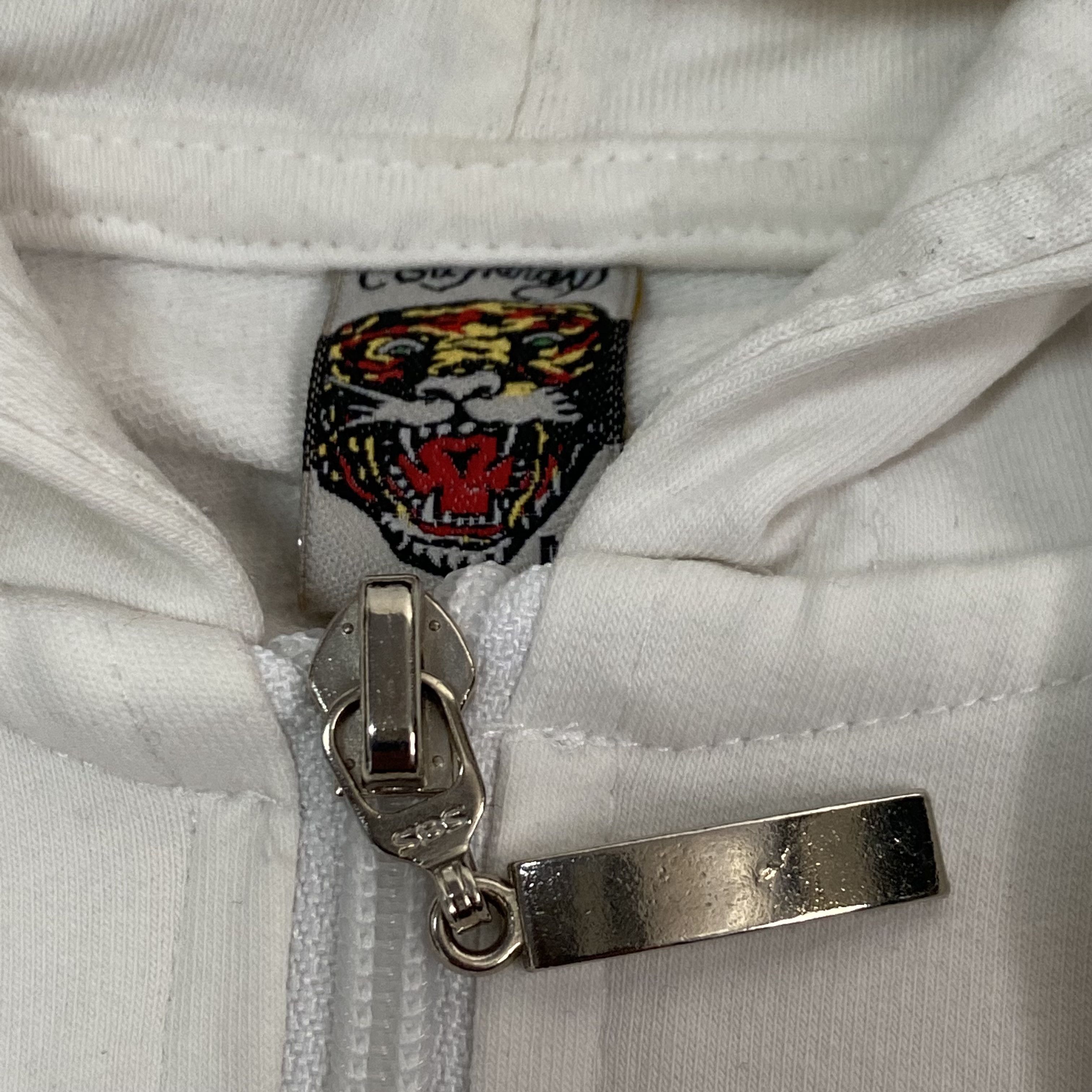 Christian Audigier ED HARDY LOVE KILLS RARE SWAROWSKI PRINRED HOODIE - № 1114 Size US S / EU 44-46 / 1 - 10 Thumbnail