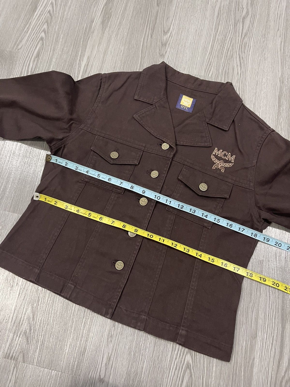 MCM × Vintage Steals🔥🔥MCM Chest Embroidery Logo Trucker Denim Jacket Size M / US 6-8 / IT 42-44 - 8 Thumbnail
