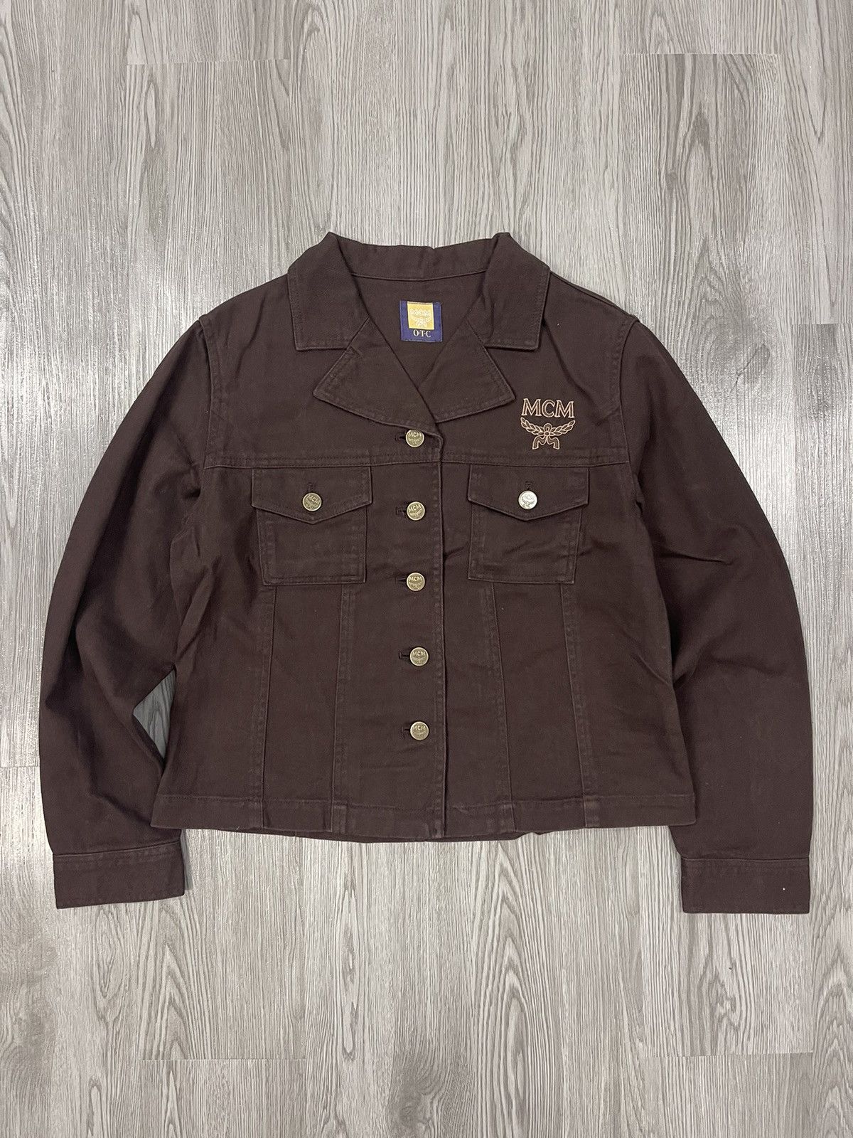 MCM × Vintage Steals🔥🔥MCM Chest Embroidery Logo Trucker Denim Jacket Size M / US 6-8 / IT 42-44 - 1 Thumbnail