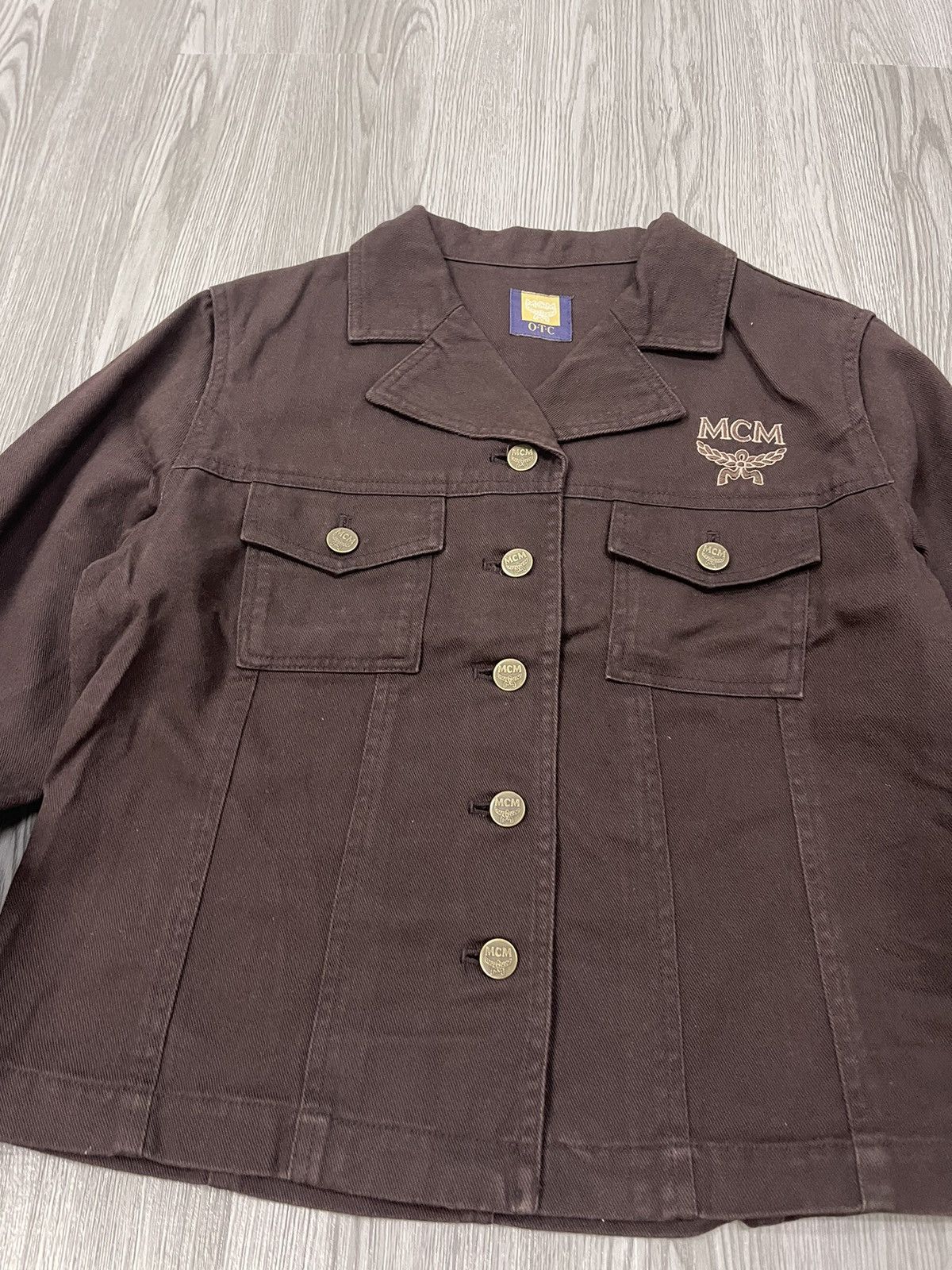 MCM × Vintage Steals🔥🔥MCM Chest Embroidery Logo Trucker Denim Jacket Size M / US 6-8 / IT 42-44 - 5 Thumbnail