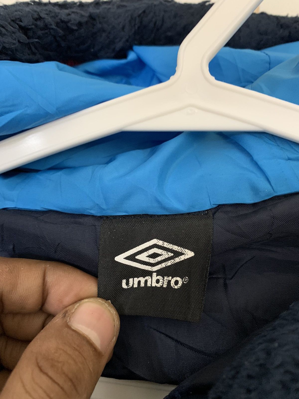 Umbro Vintage Umbro Fleece Sherpa Colour Block Jacket Size US M / EU 48-50 / 2 - 6 Thumbnail