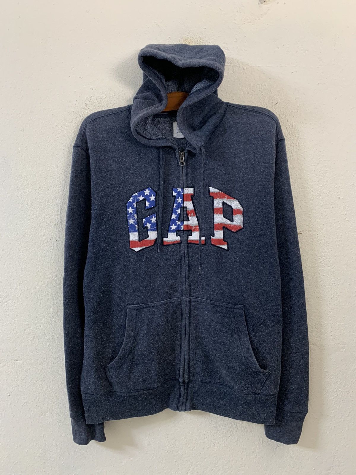 Gap Gap America Flag Hoodie Size US S / EU 44-46 / 1 - 1 Thumbnail