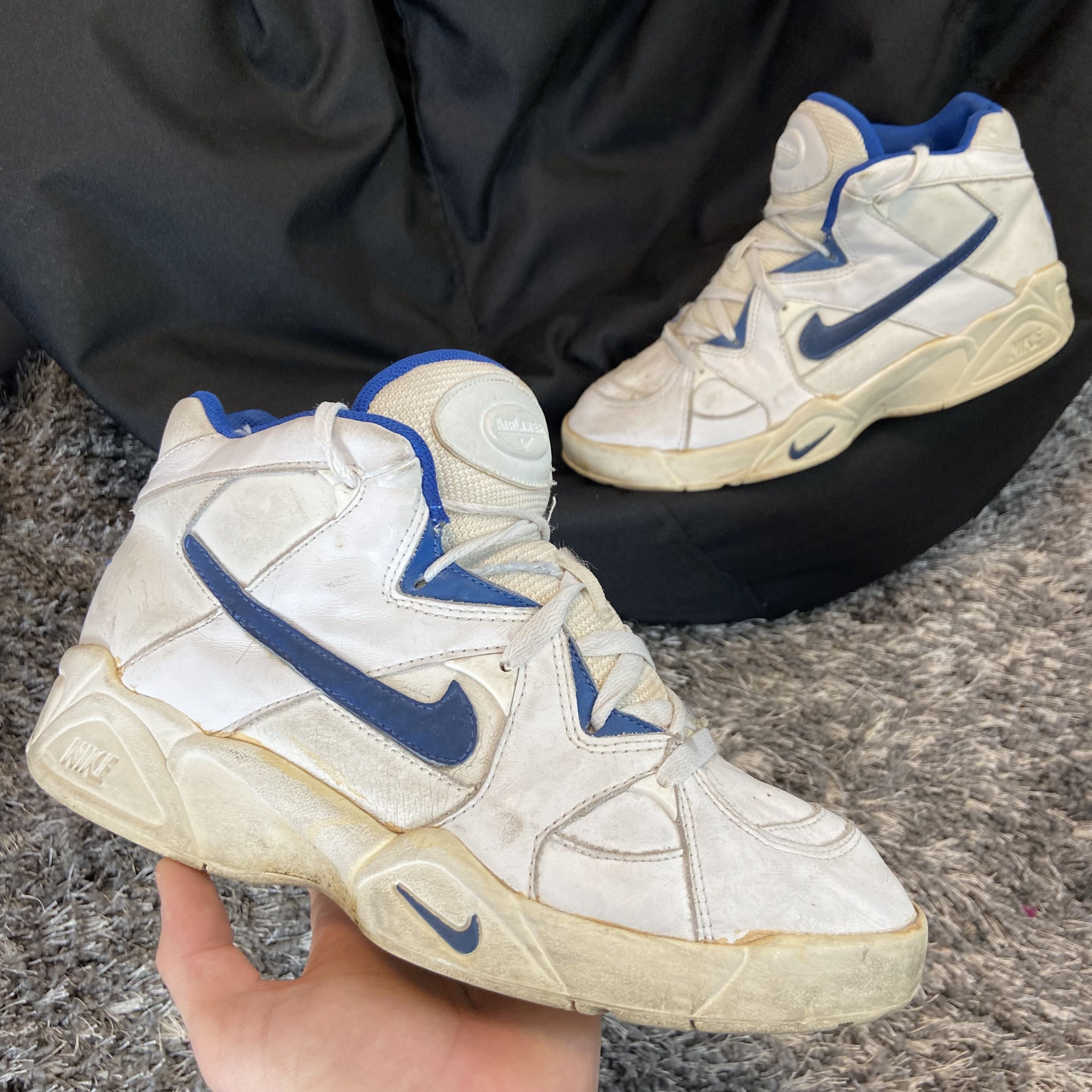 Nike 1995 AIR FORCE DUNKS AIR LINER RARE VINTAGE SHOES - № 5021 Size US 9 / EU 42 - 3 Thumbnail