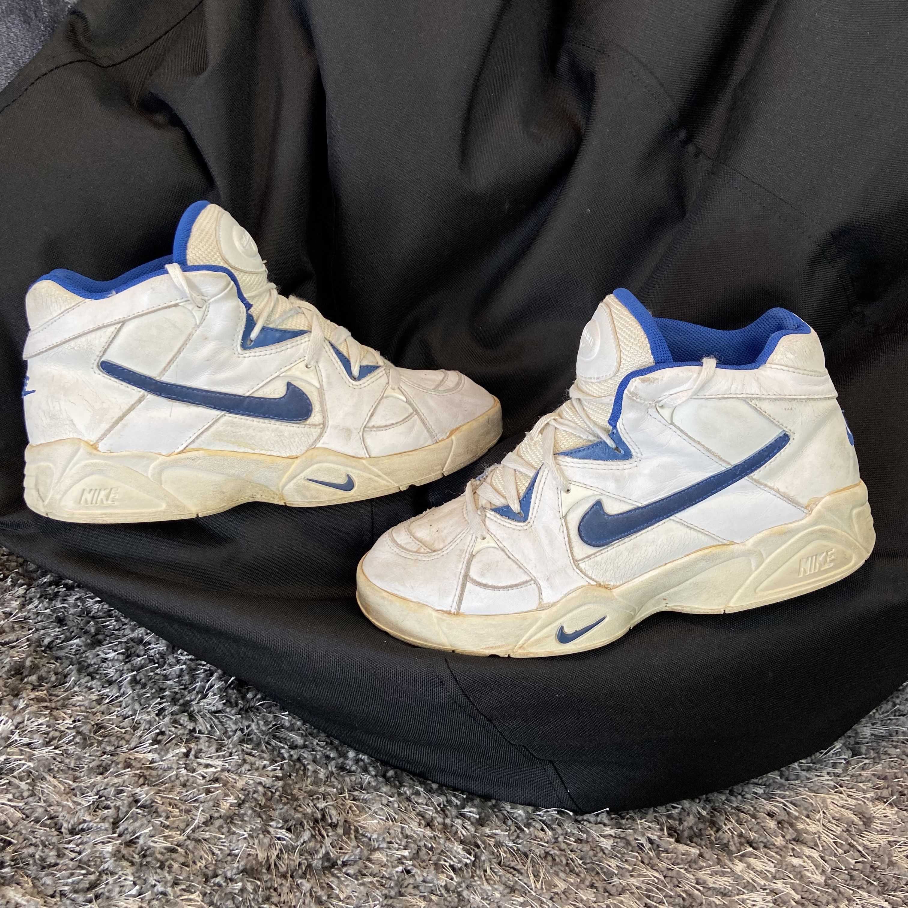 Nike 1995 AIR FORCE DUNKS AIR LINER RARE VINTAGE SHOES - № 5021 Size US 9 / EU 42 - 1 Thumbnail