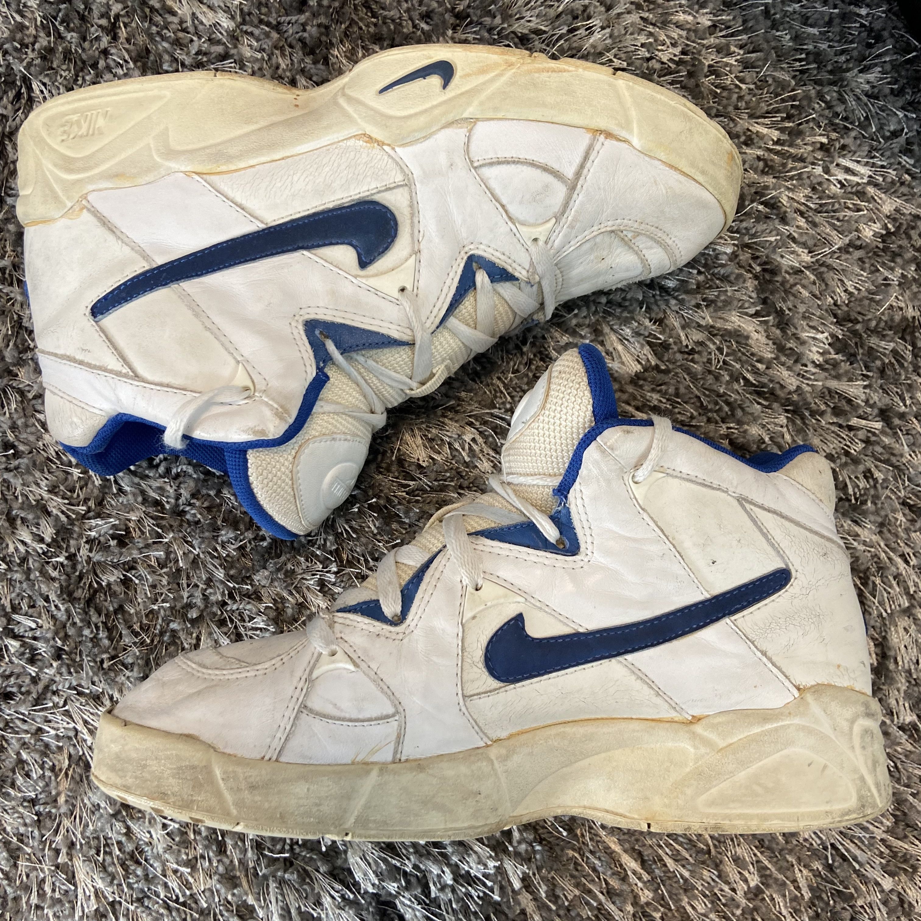 Nike 1995 AIR FORCE DUNKS AIR LINER RARE VINTAGE SHOES - № 5021 Size US 9 / EU 42 - 4 Thumbnail