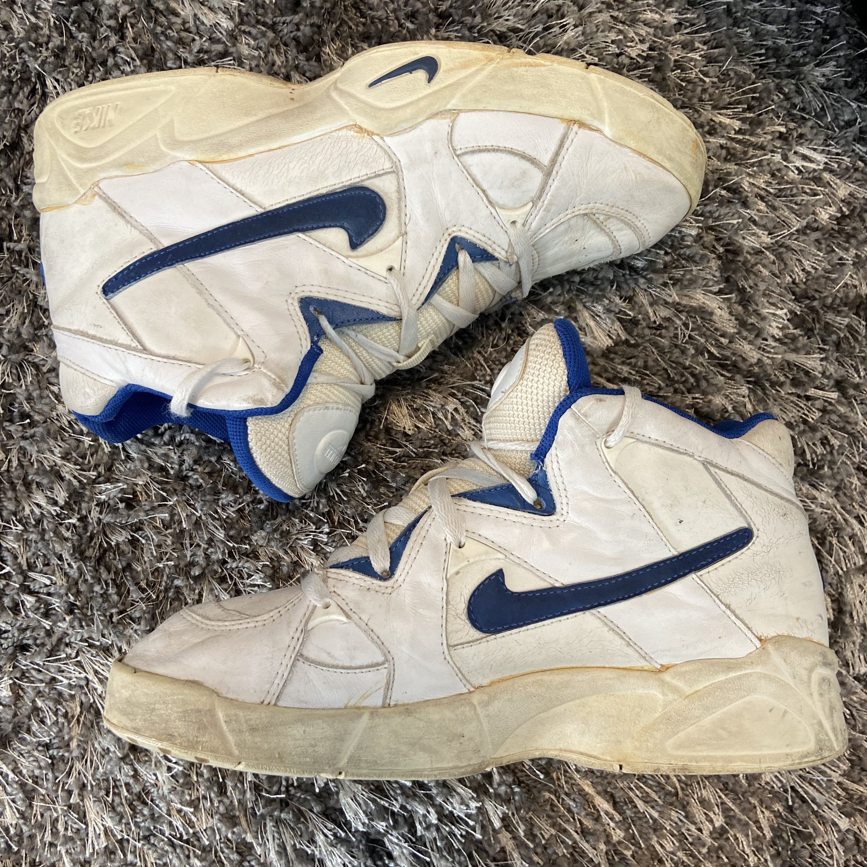 Nike 1995 AIR FORCE DUNKS AIR LINER RARE VINTAGE SHOES - № 5021 Size US 9 / EU 42 - 5 Thumbnail