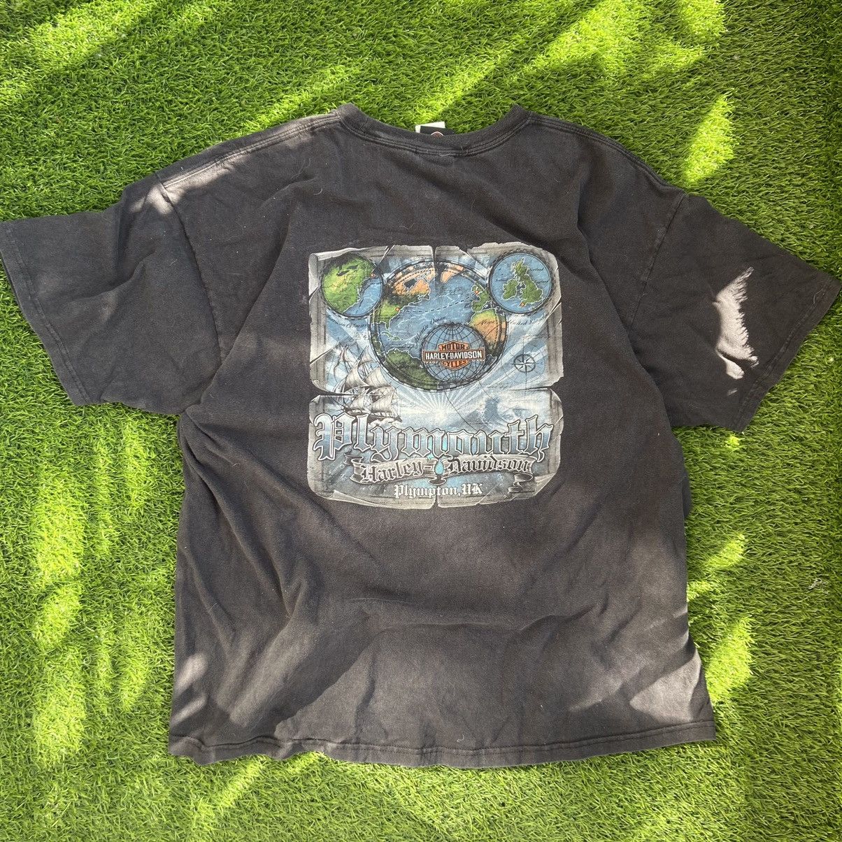 Harley Davidson HARLEY DAVIDSON ARCHIVE SCARY CLOWN TEE 1990s - № 56 Size US XL / EU 56 / 4 - 15 Thumbnail