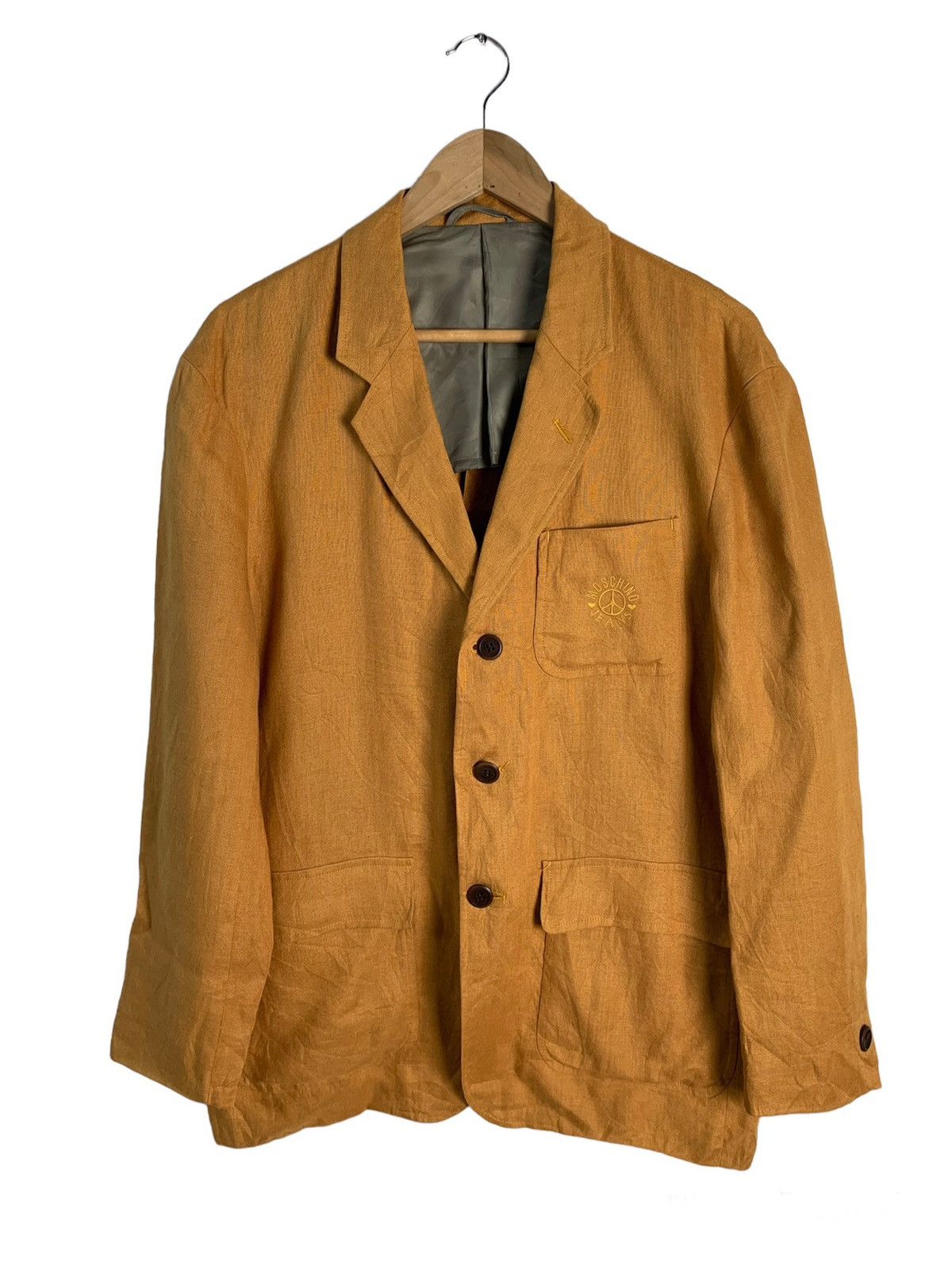 image of Moschino Jeans Jacket in Brown, Men's (Size Medium)